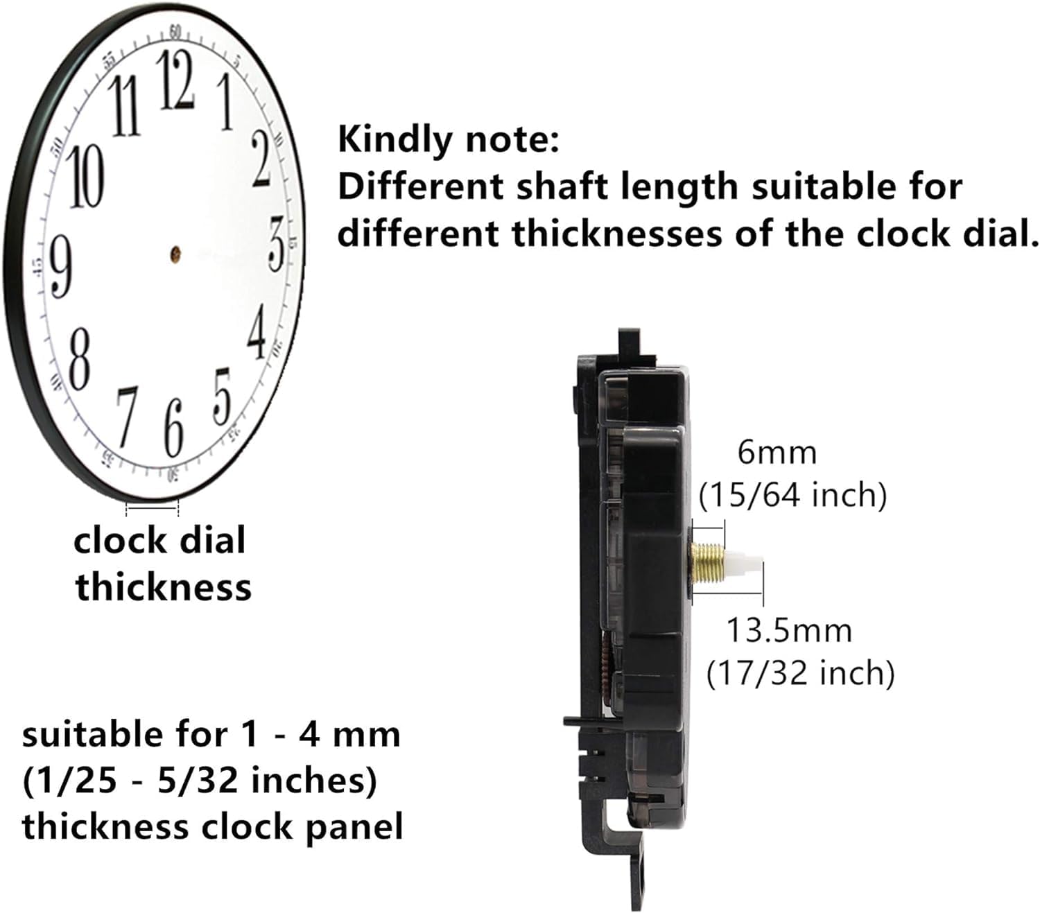 High-Quality 3-Hand Set Pendulum Clock Movement
