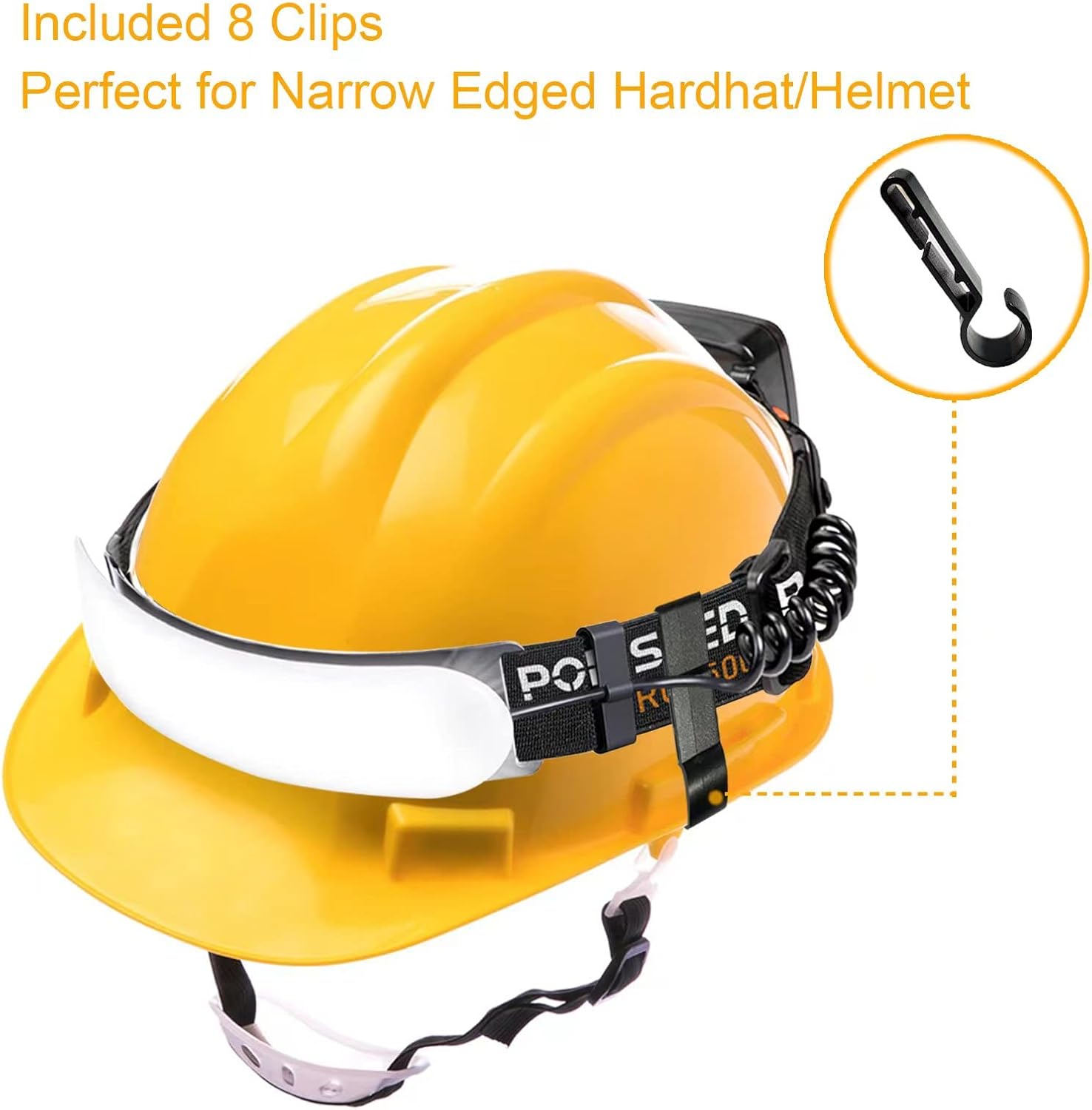 POKISEED 1500 Lumens Rechargeable LED Headlamp with 230 Beam