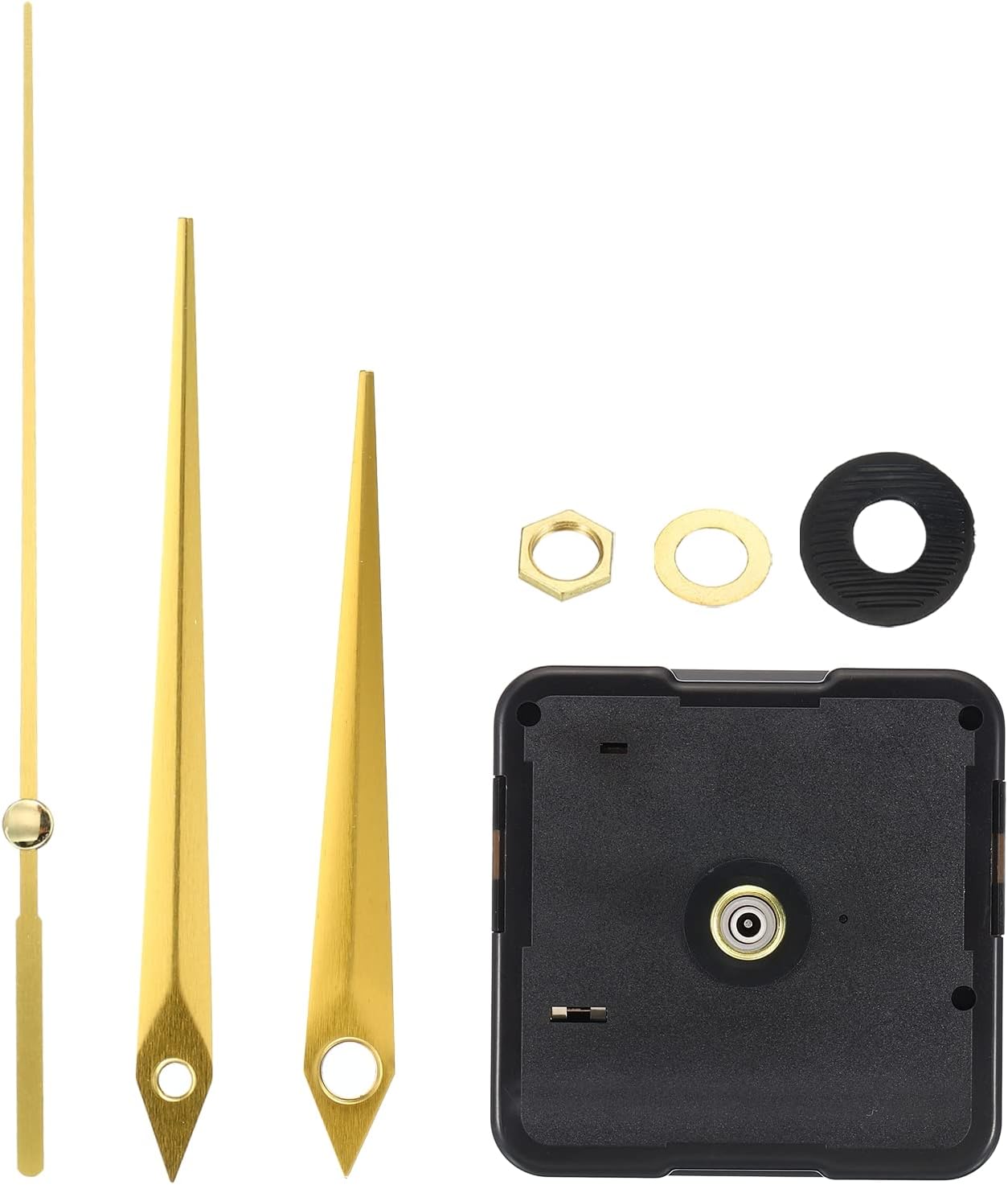 Replacement Clock Movement Kit for DIY Wall Clocks Quiet Accurate Battery-Operated