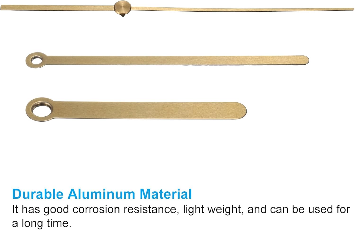 Durable Aluminum Replacement Clock Hands Kit