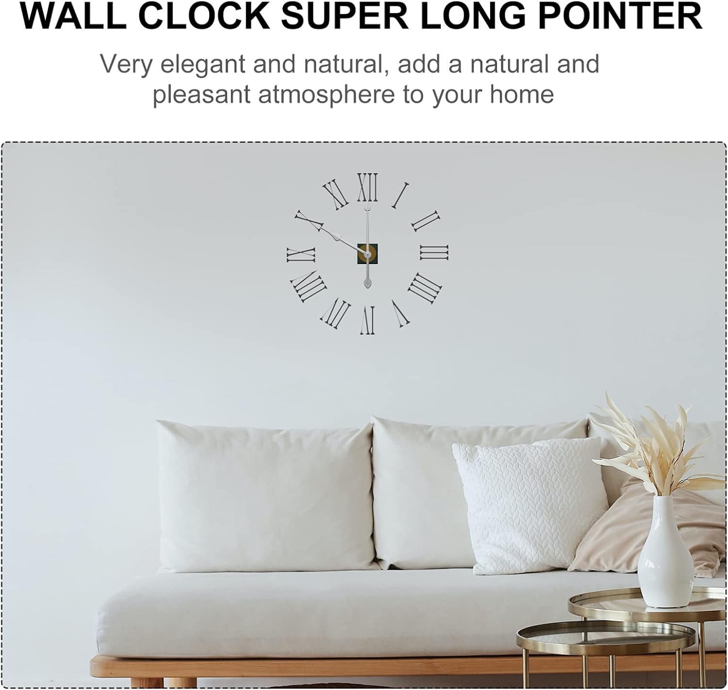4-Piece Wall Clock Extra Long Hands Kit