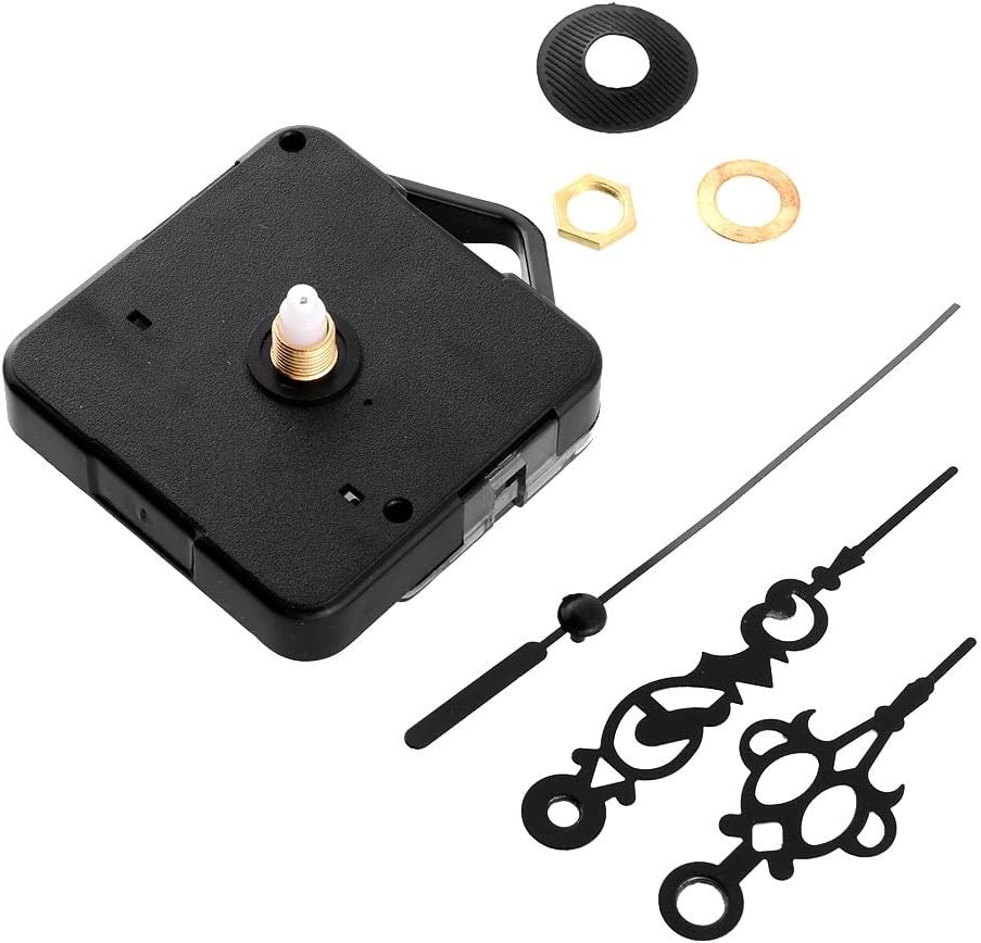 Retro-Style Black quartz wall clock movement mechanism repair kit for DIY