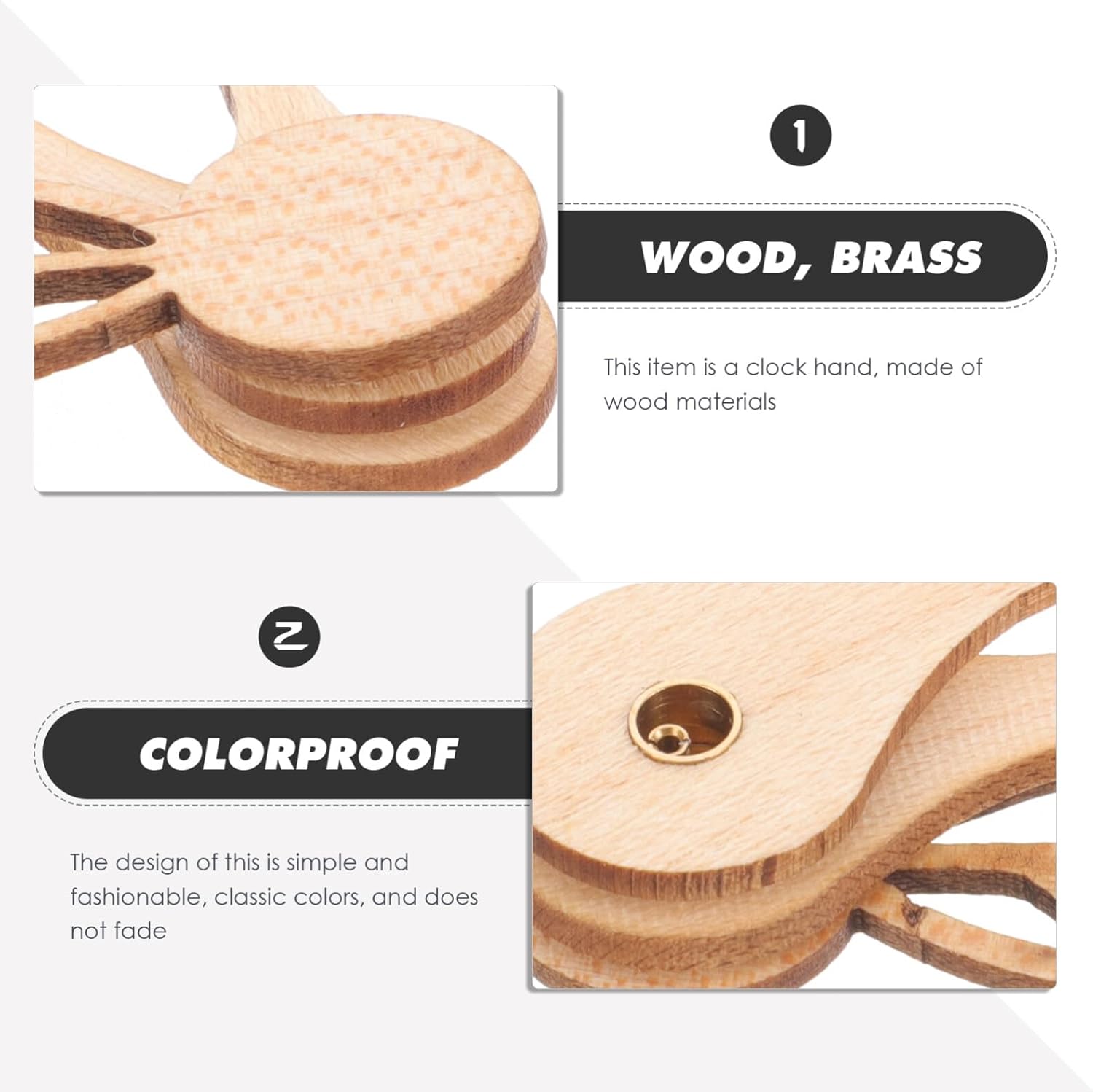 Elegant Wall Clock Hands Kit for DIY Repair with 10 Unique Styles