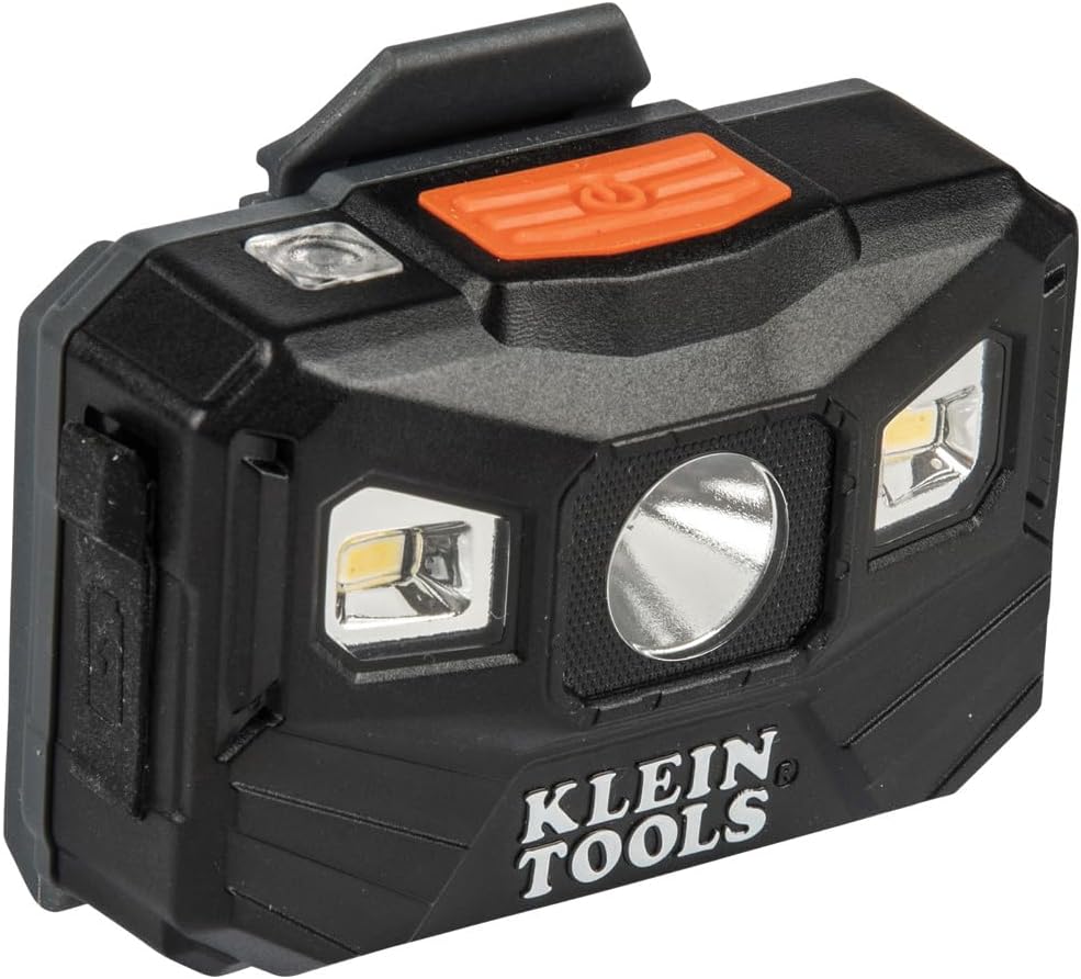 Klein Tools 56048 Rechargeable LED Headlamp with Auto-Off
