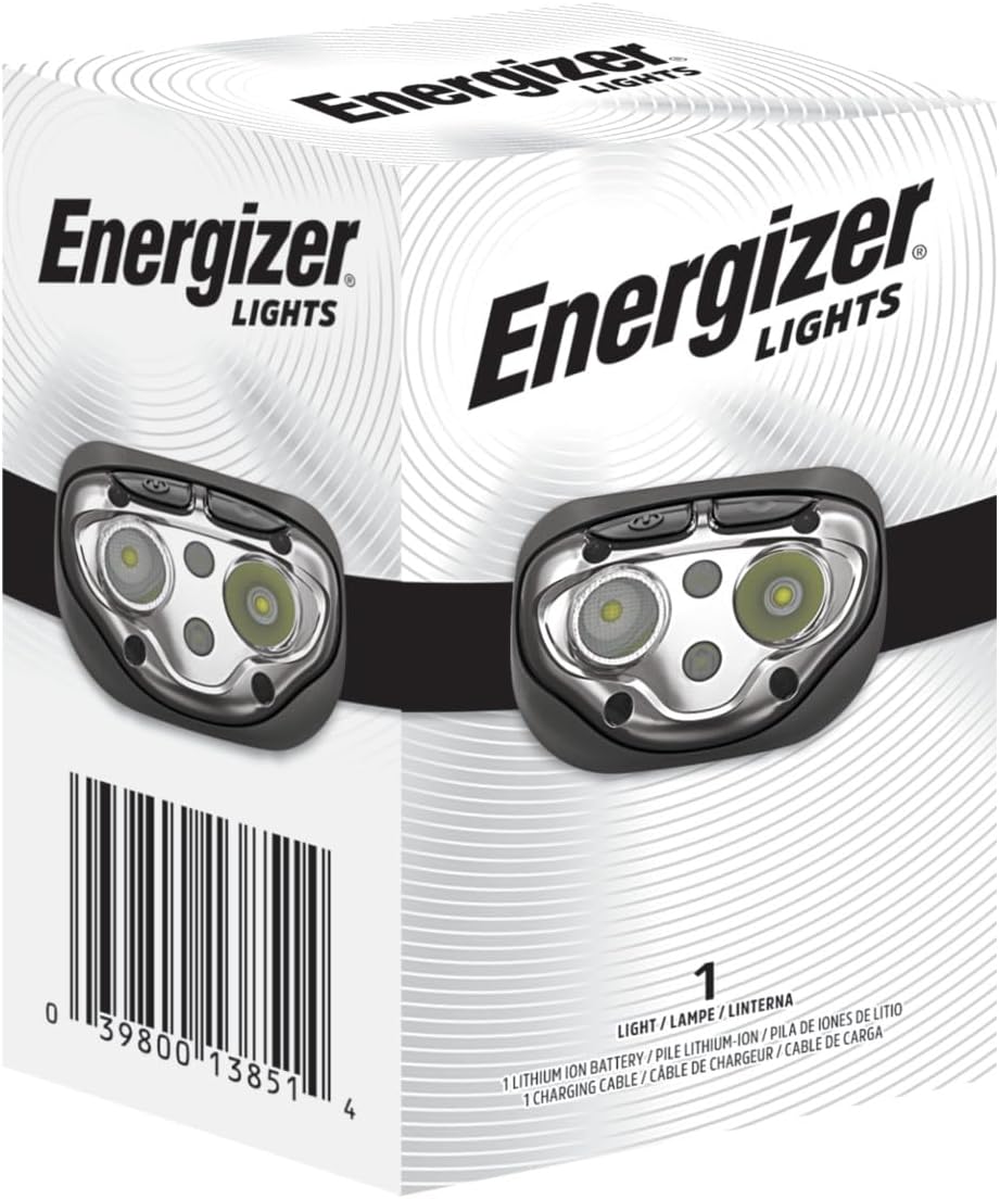 Energizer Rechargeable Headlamp Pro400 with USB