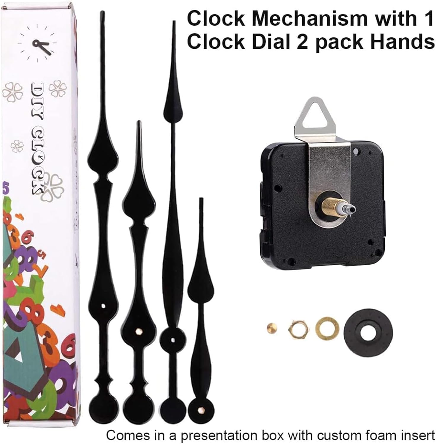 EMOON High Torque Long Shaft Clock Mechanism Kit