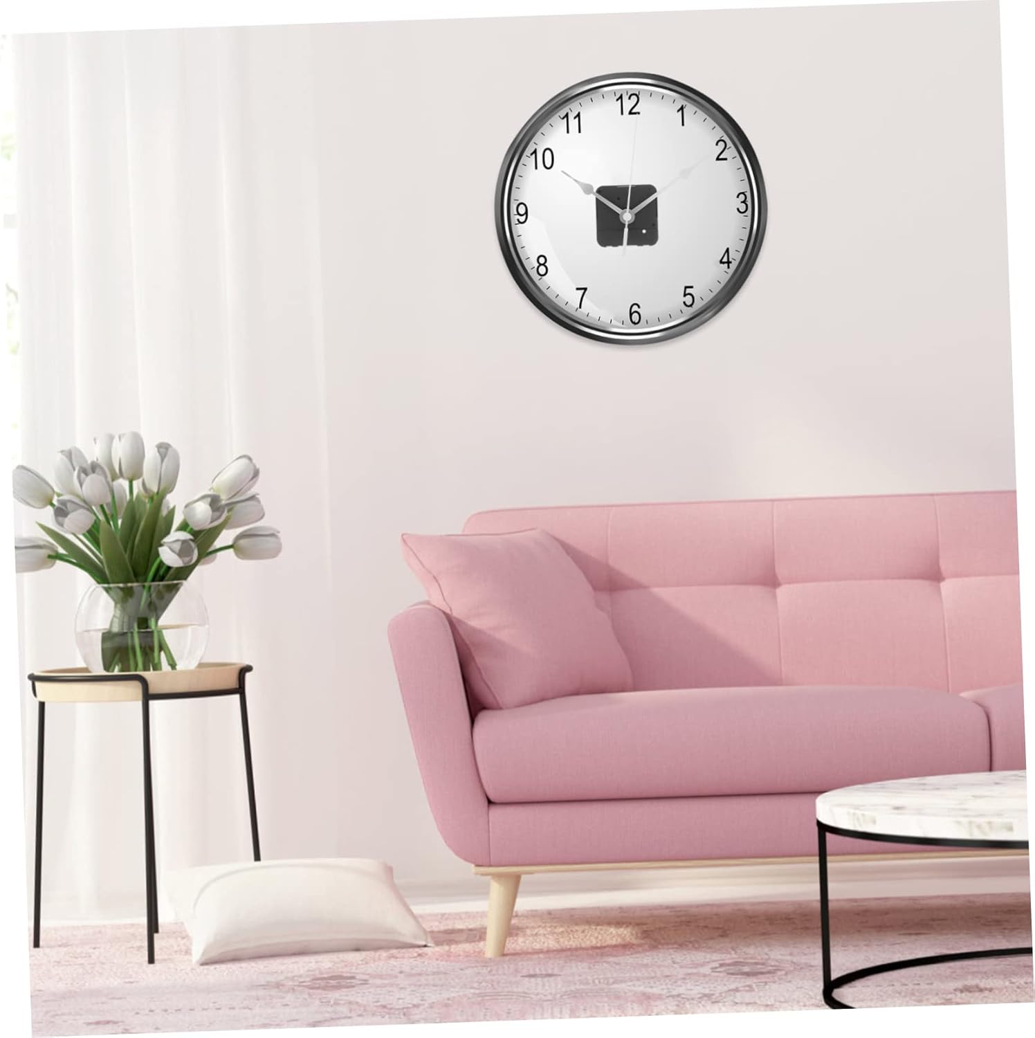 Uonlytech 1 Set Reverse Clock Mechanism Replacement Battery-Operated Backwards Clock Parts