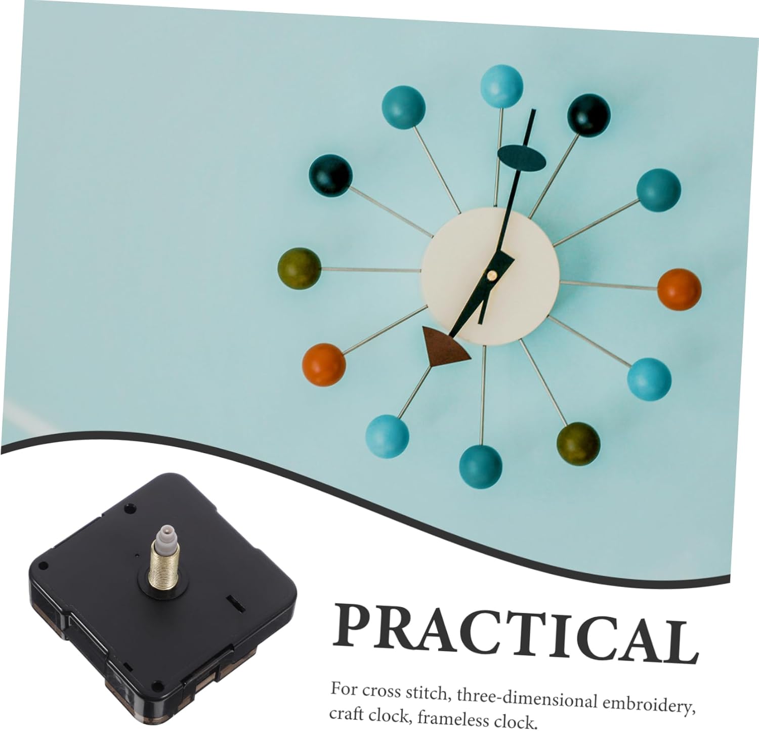 DOITOOL Replacement quartz clock movement mechanism