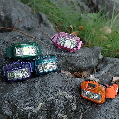 EverBrite 5-Pack Red Headlamp for Kids with Memory Function