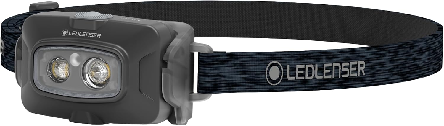 Rechargeable Headlamp 500 Lumens Water-Resistant Slim
