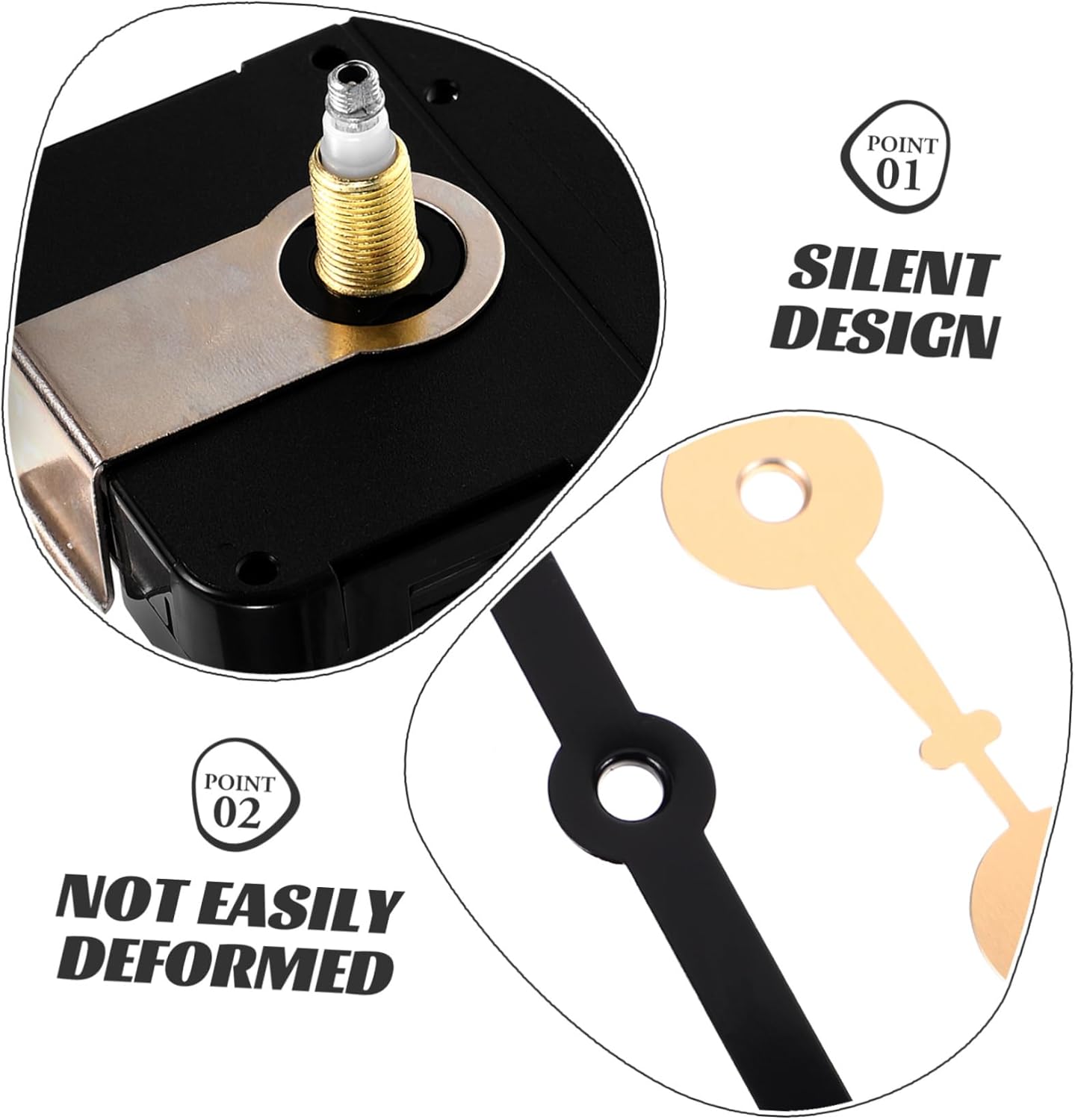 DOITOOL High Torque Quart Clock Movement Kit