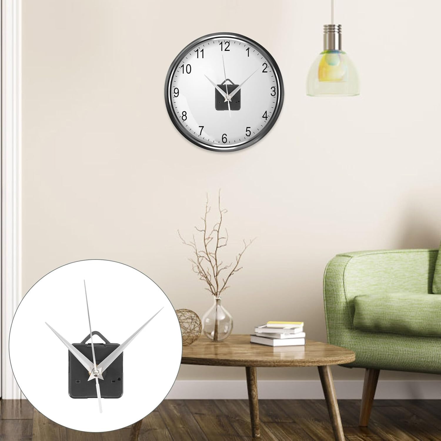 OSALADI 3D Wall Clock Movement 3-Large