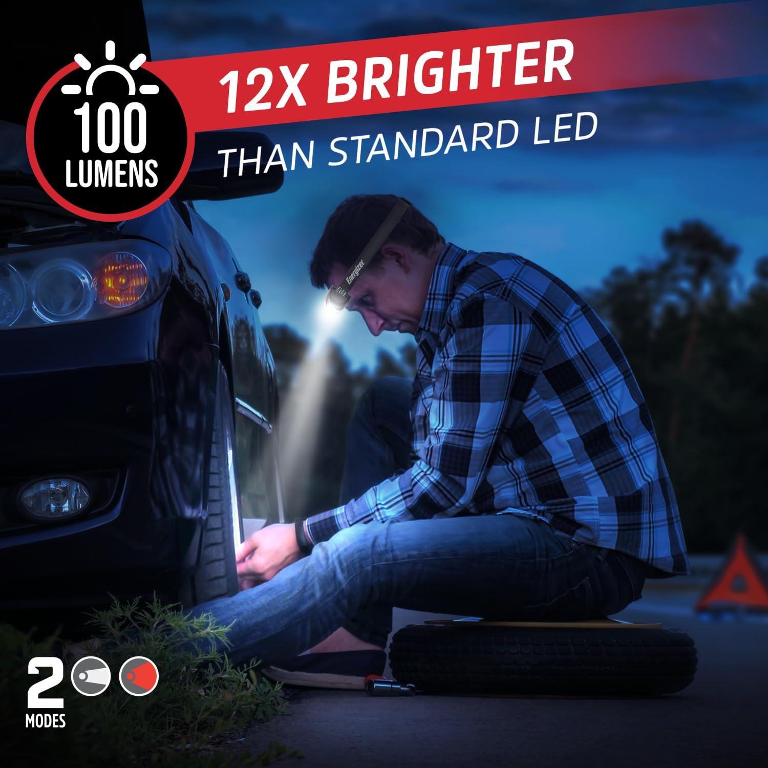 Energizer Universal LED Headlamp Pack of 2