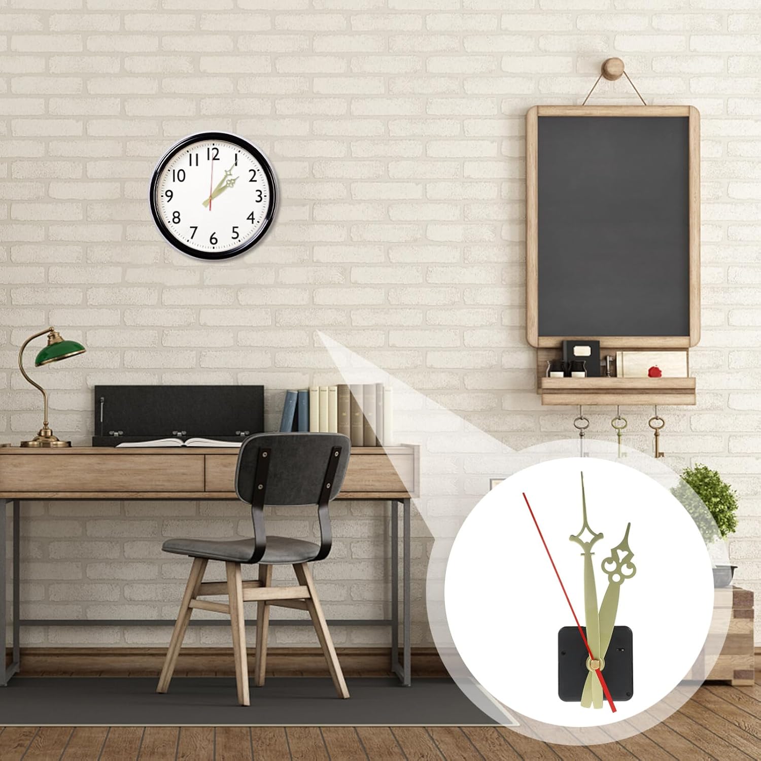UOnlyTech Clock Replacement Kit - Battery-Driven