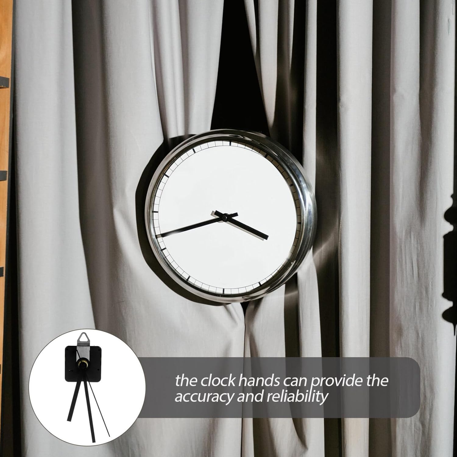 Uonlytech 4 Set Wall Clock Mechanism Replacement Parts