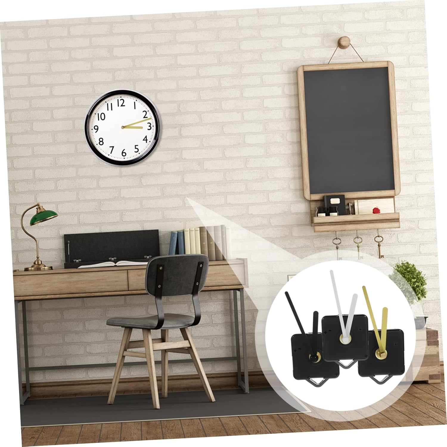 DOITOOL Clock Kit Replacement for Wall Clocks