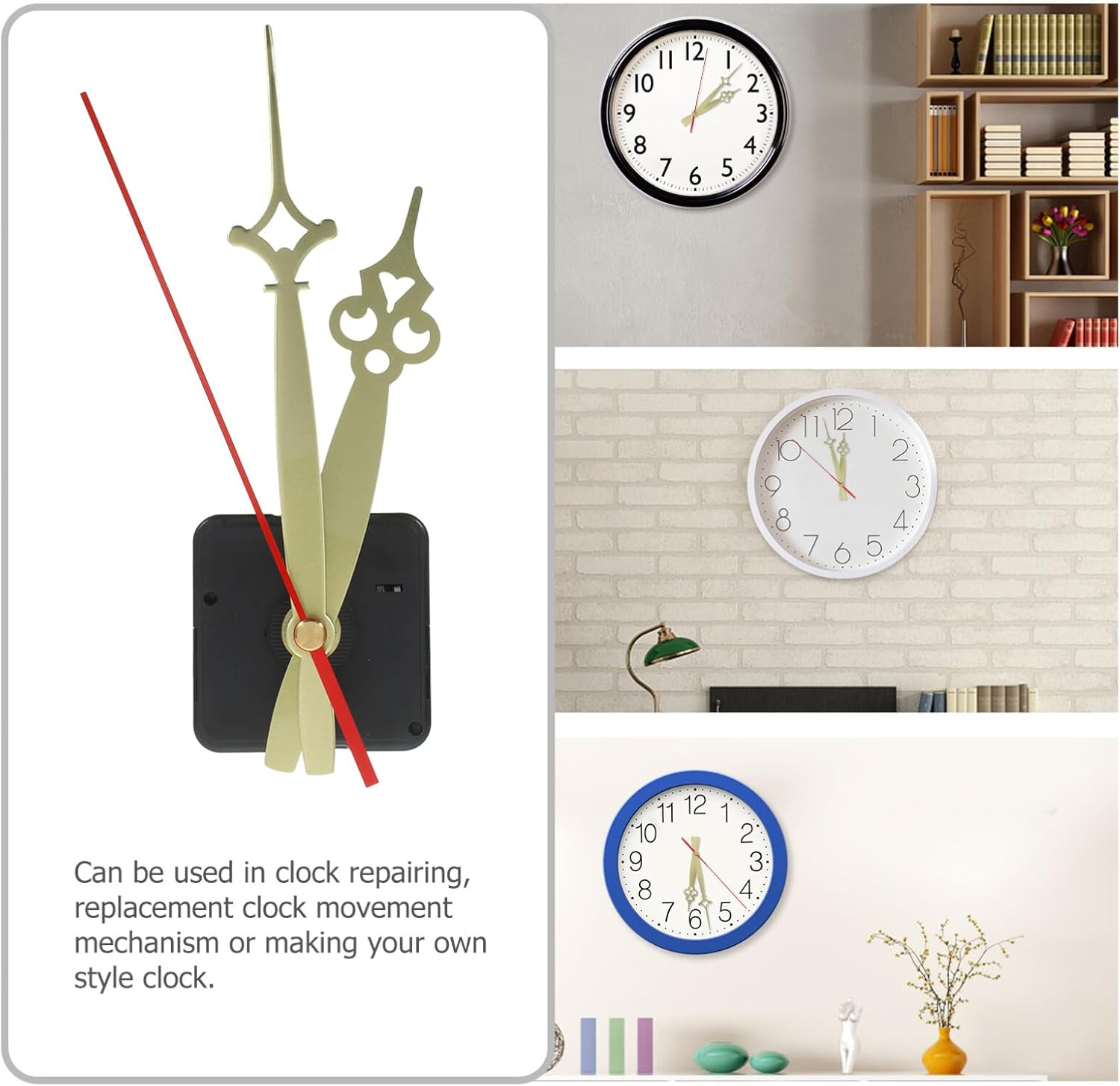 UOnlyTech Clock Replacement Kit - Battery-Driven