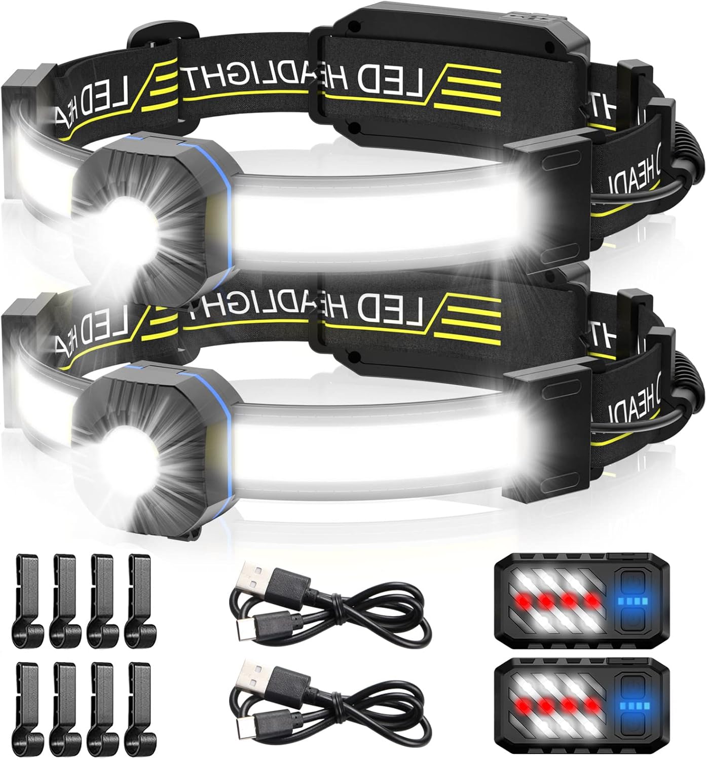 1000 Lumens 230 Rechargeable LED Headlamp