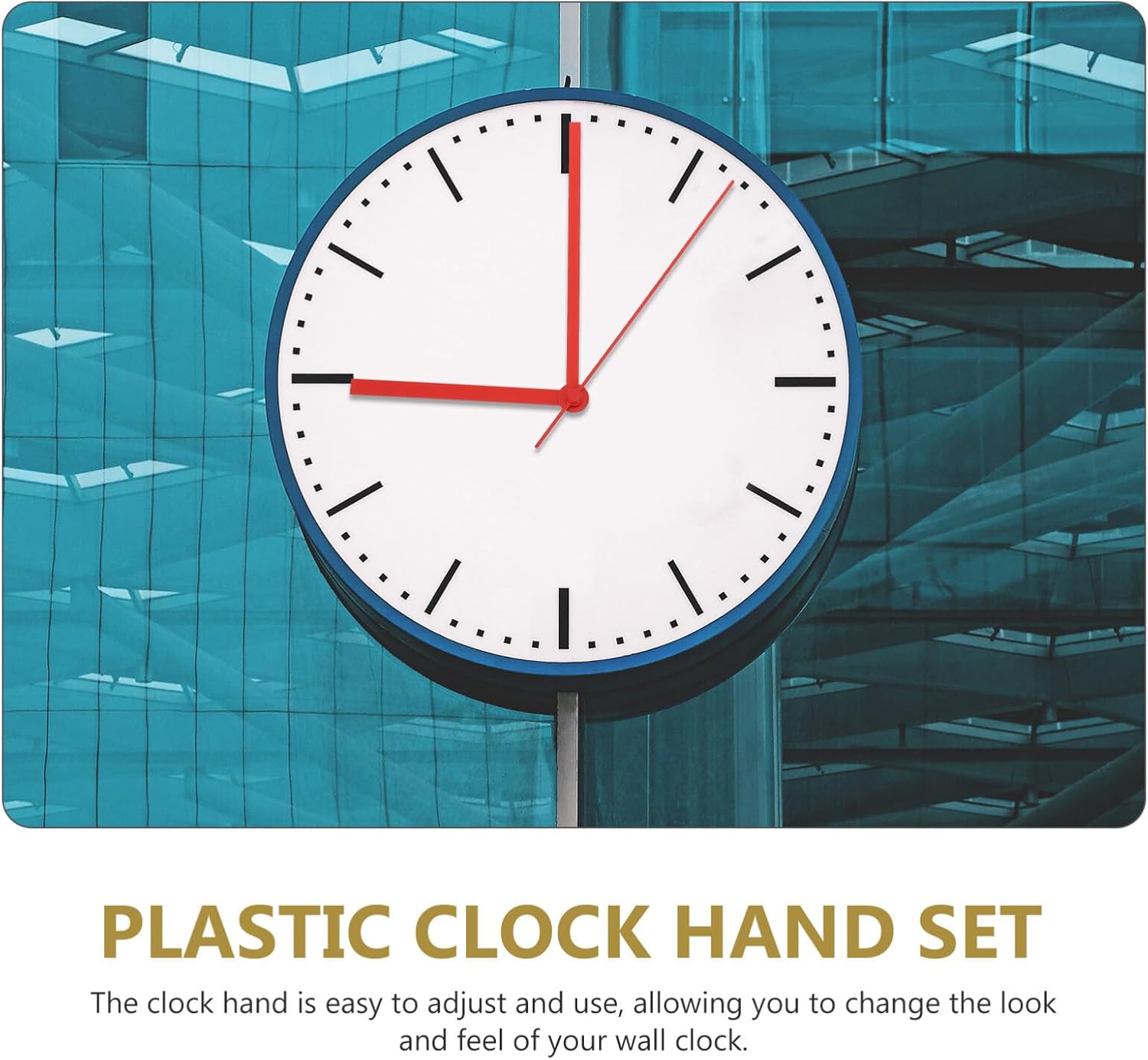 Simple Wall Clock Hands Kit - 10 Replacement Parts for DIY Clock Repair