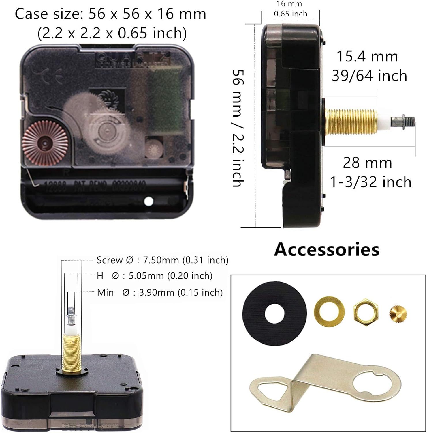 High Torque Clock Movement Mechanism