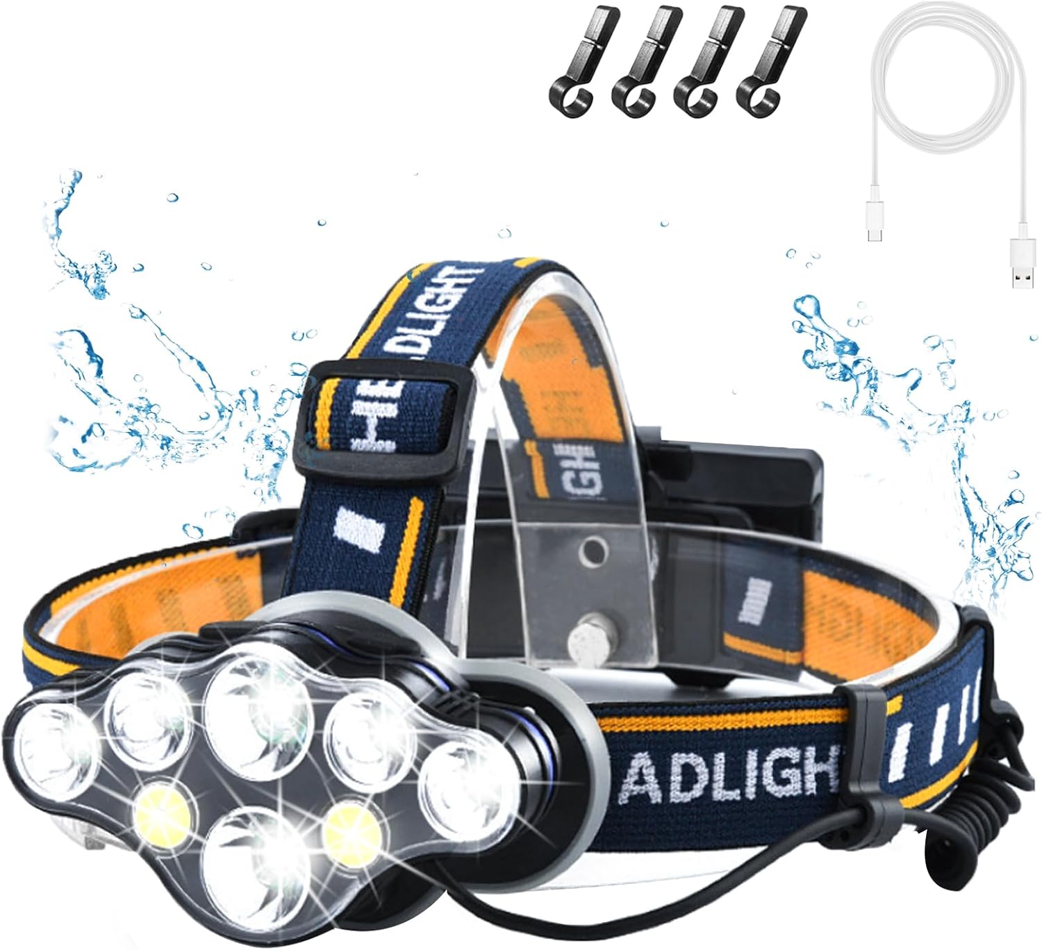 18000 Lumen Rechargeable Headlamp