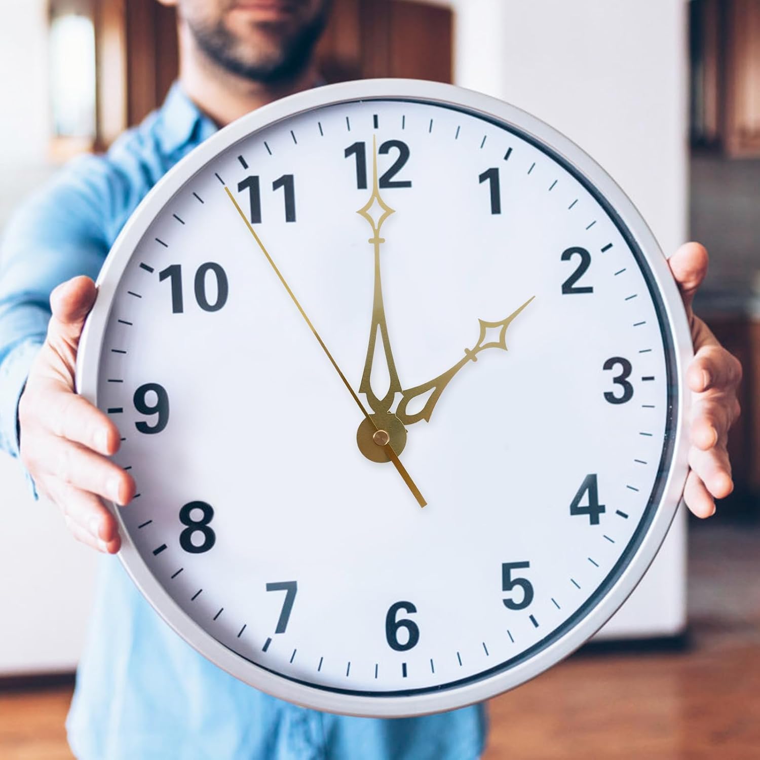 Precision quartz clock movement replacement