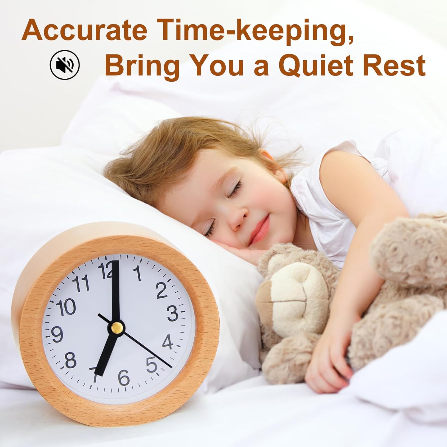 EMOON 3-Piece Silent Clock Mechanism Kit