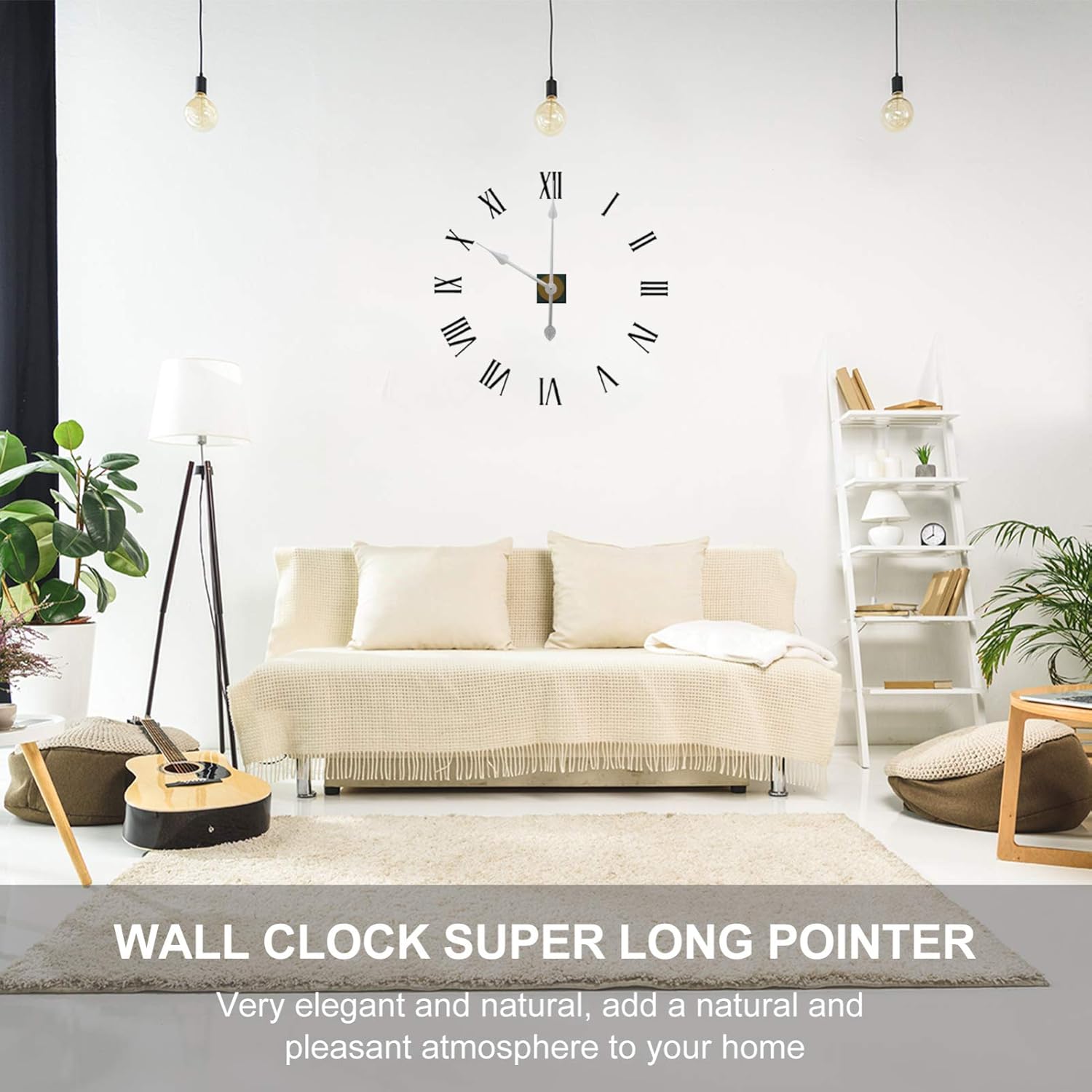 4-Piece Wall Clock Extra Long Hands Kit