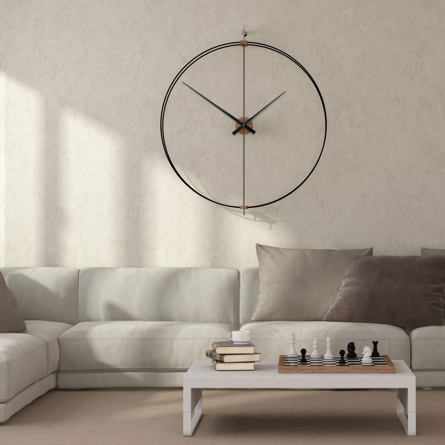High Torque Clock Movement with 178-Inch Hands Black