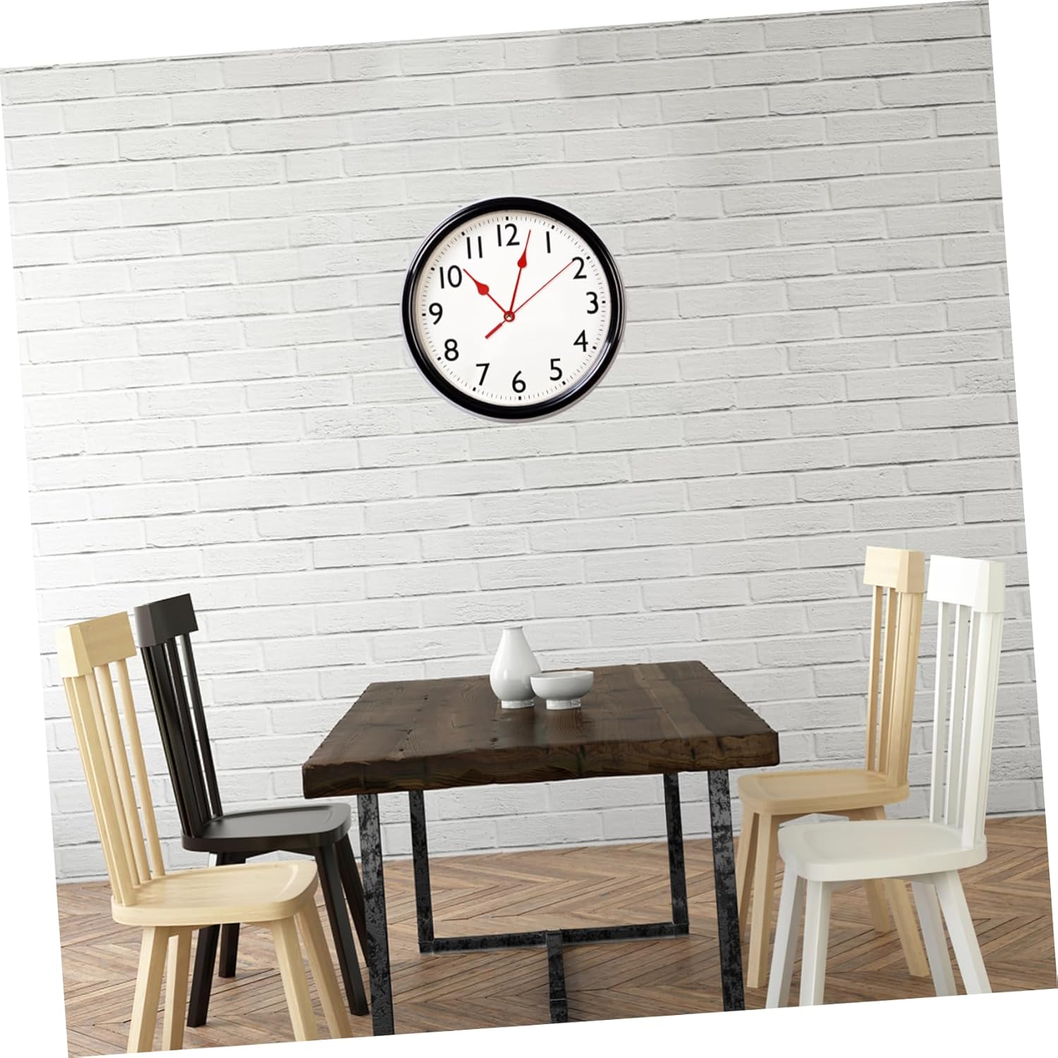Simple Elegant Quartz Clock Movement Kit Red