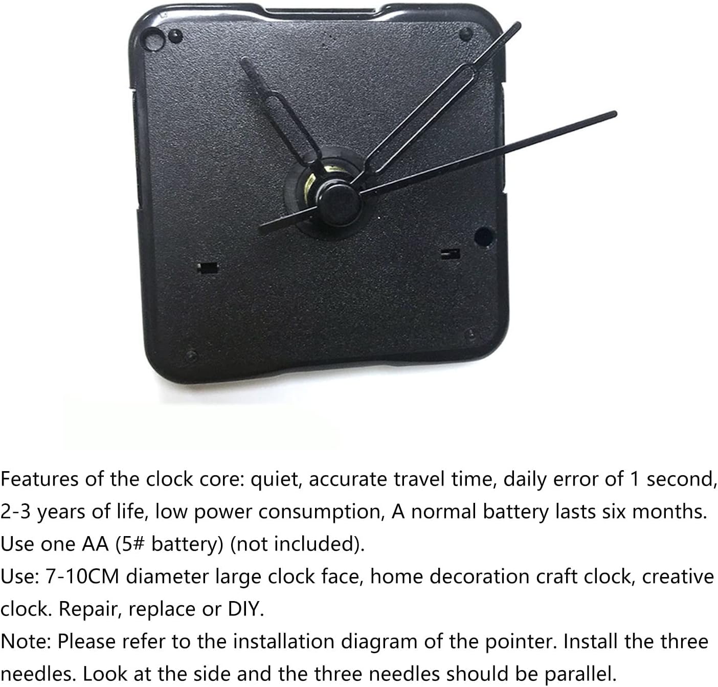Wall Clock Movement Mechanism Repair Part for Hands and Accessories