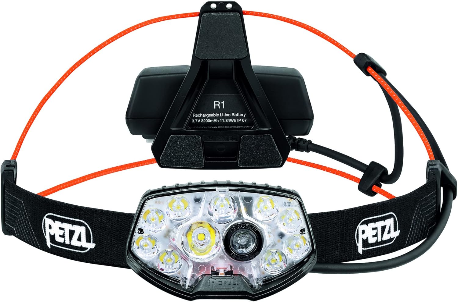NAOWAYL Headlamp Black Secure Bright