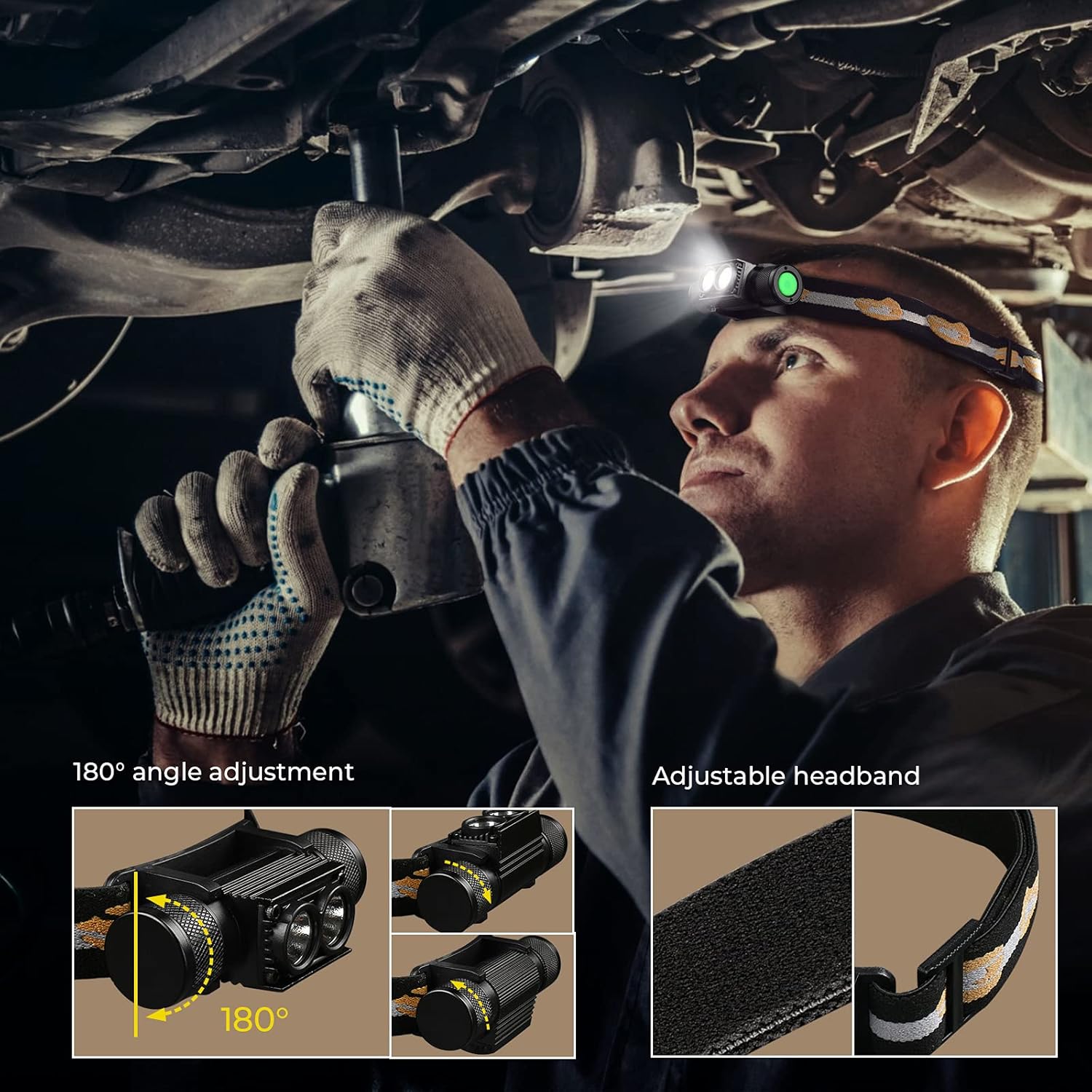 Bight Durable Headlamp for Camping and Hiking