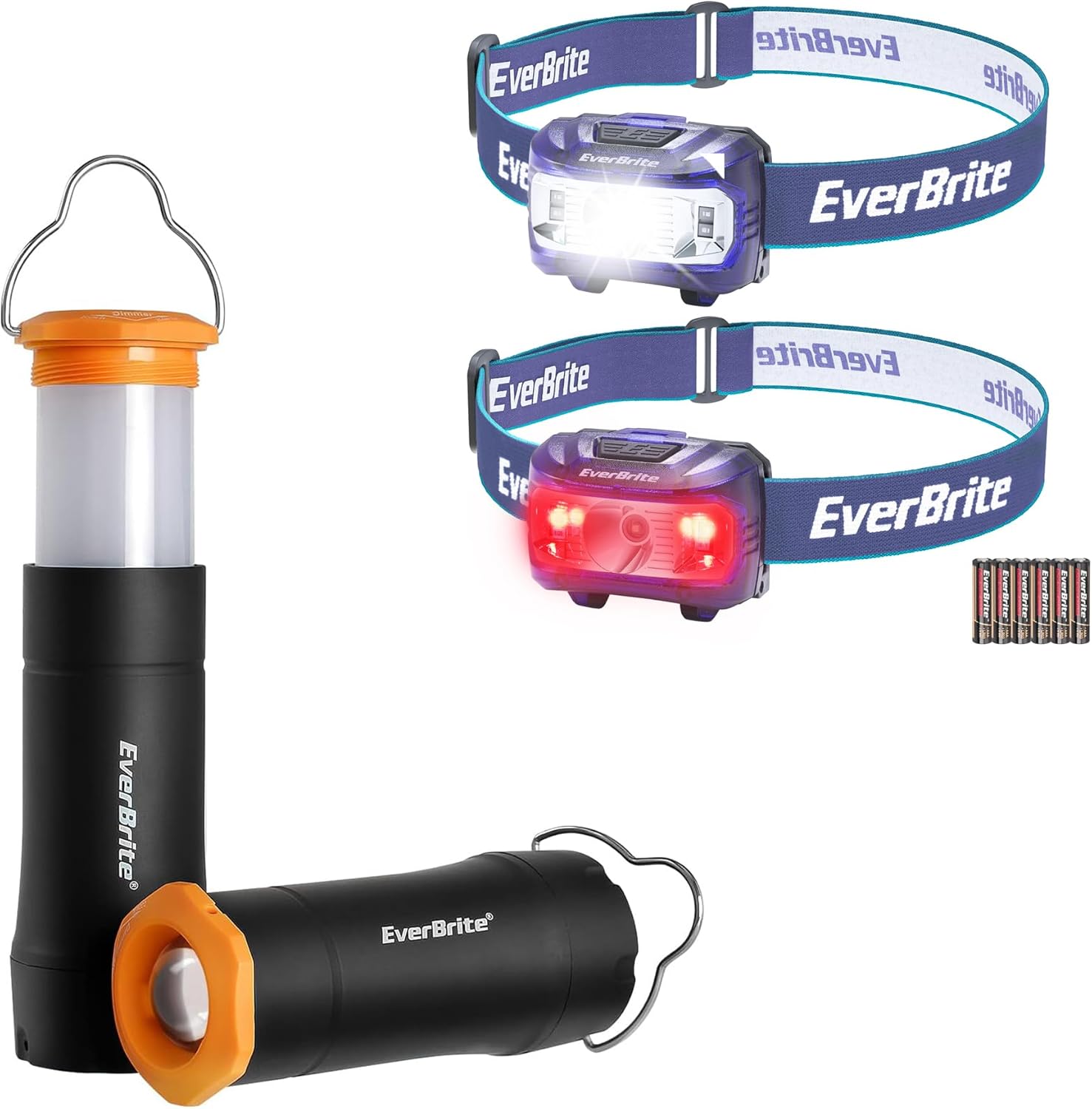 EverBrite 2-in-1 Mini Lantern 2-Pack Headlamp