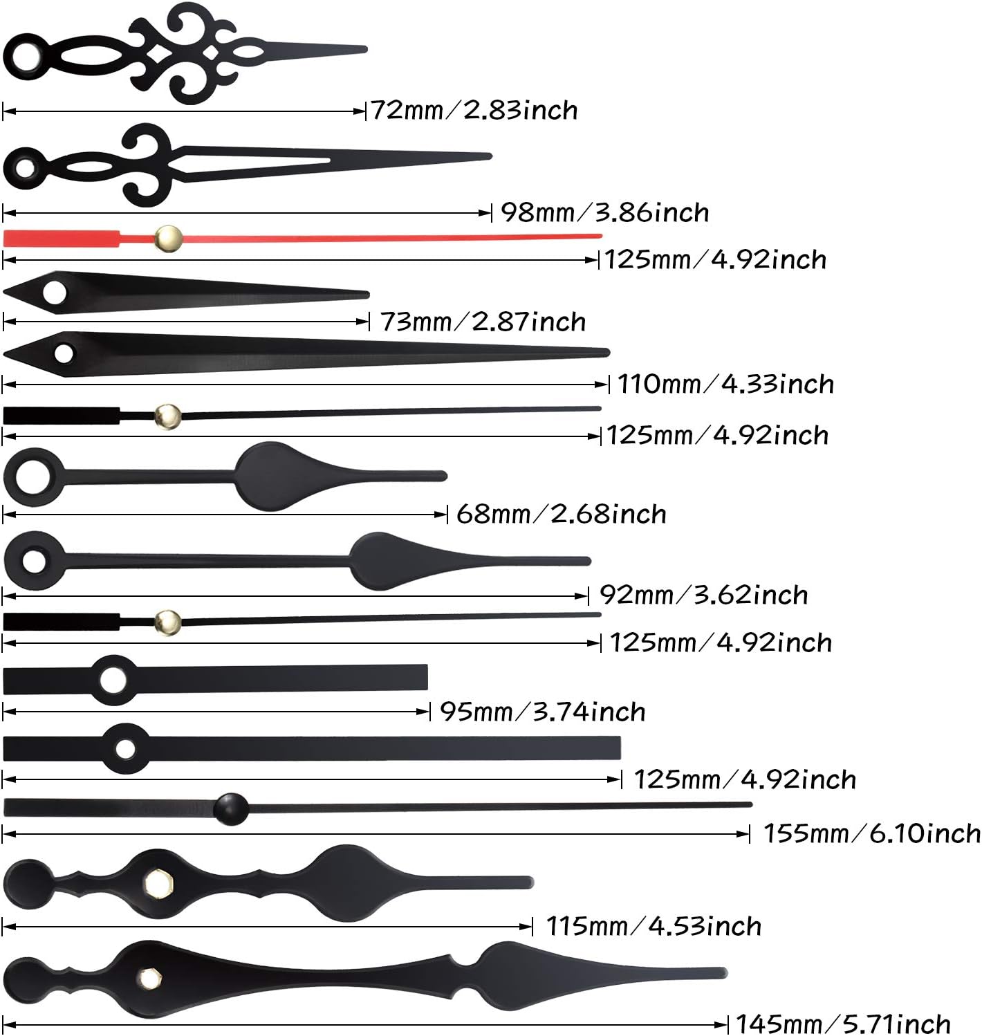 Mudder Precision Clock Repair Kit
