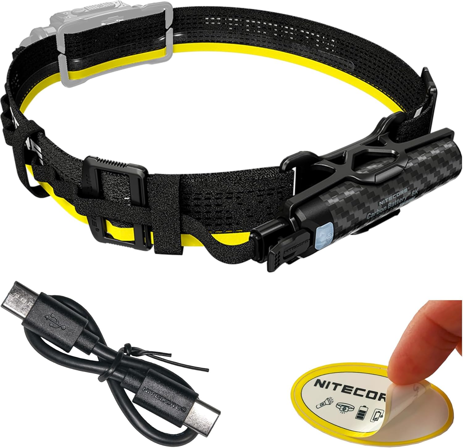 Nitecore Carbon Battery 6K Kit Headlamp