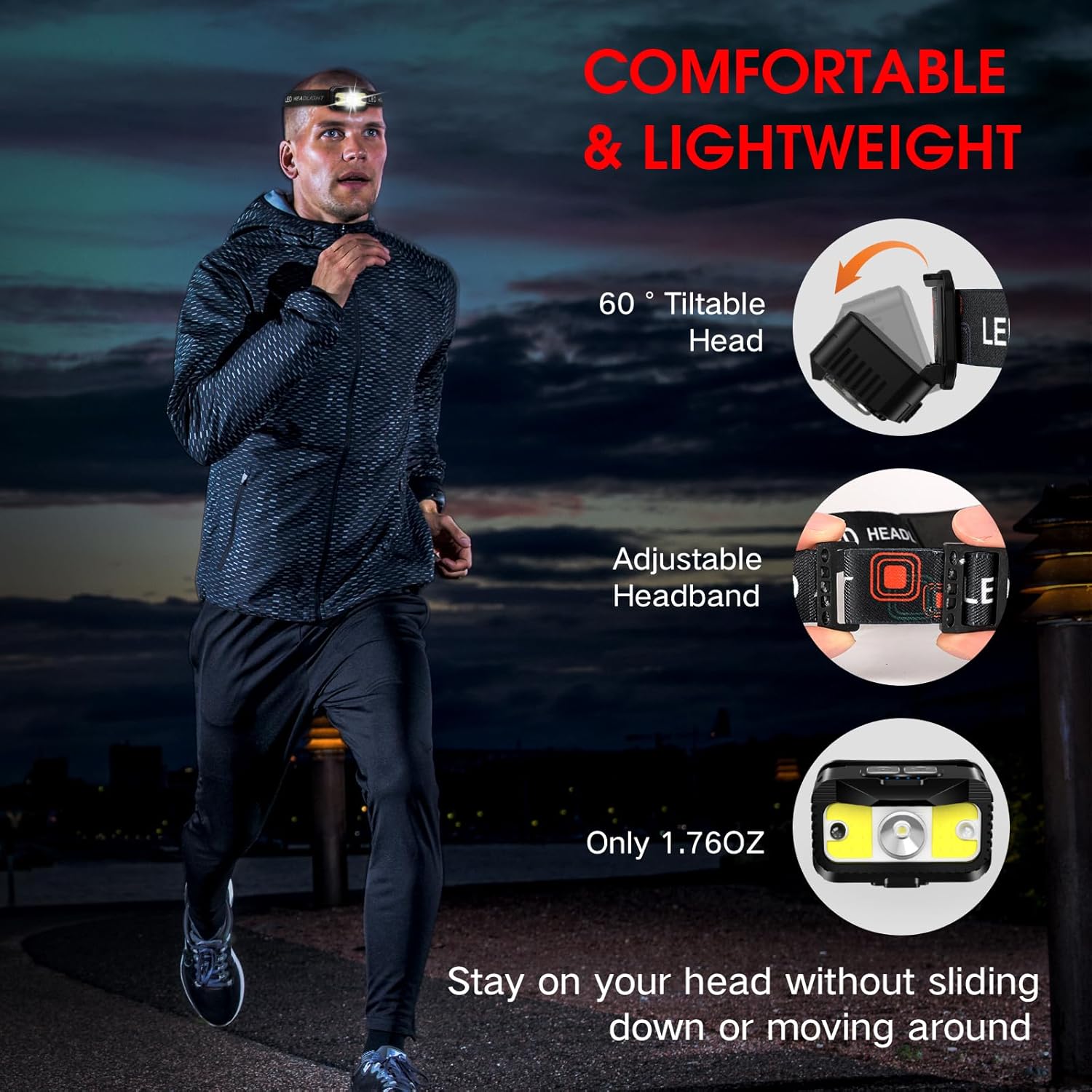 MSRP Headlamp Rechargeable 2-Pack