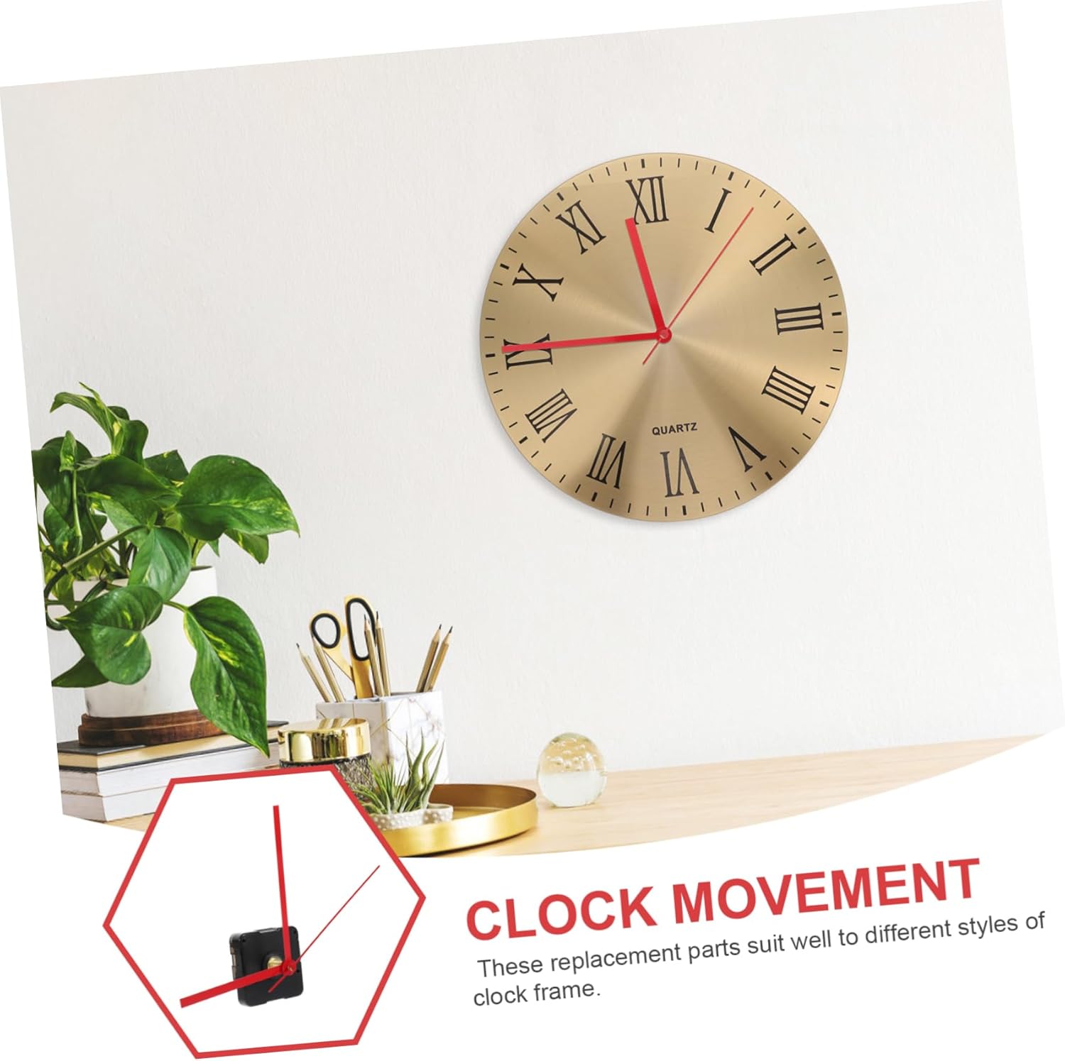 2pc Clock Movement Set
