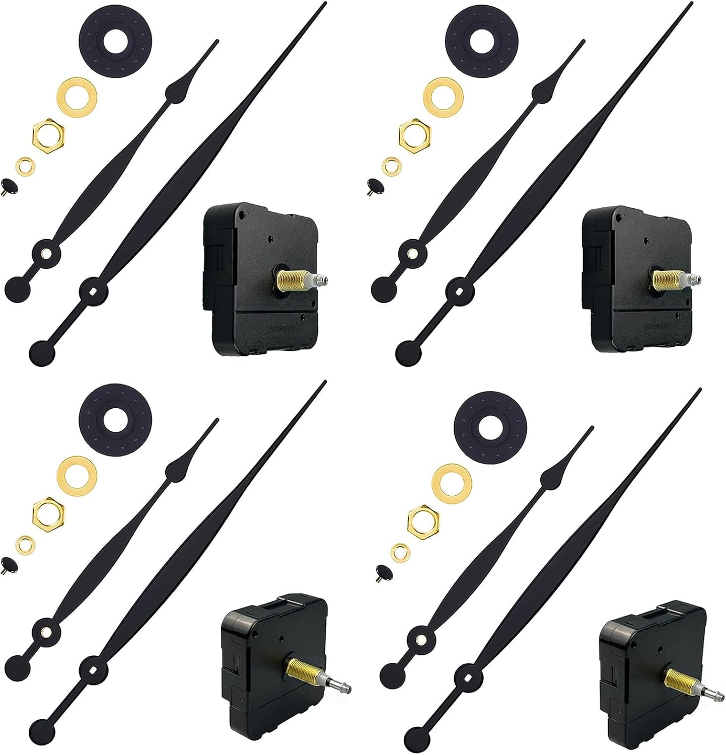 Precise Long Shaft Clock Movement Kit