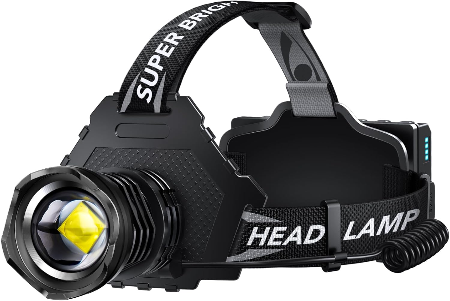 FARTIX Rechargeable LED Headlamp 990000 High Lumens