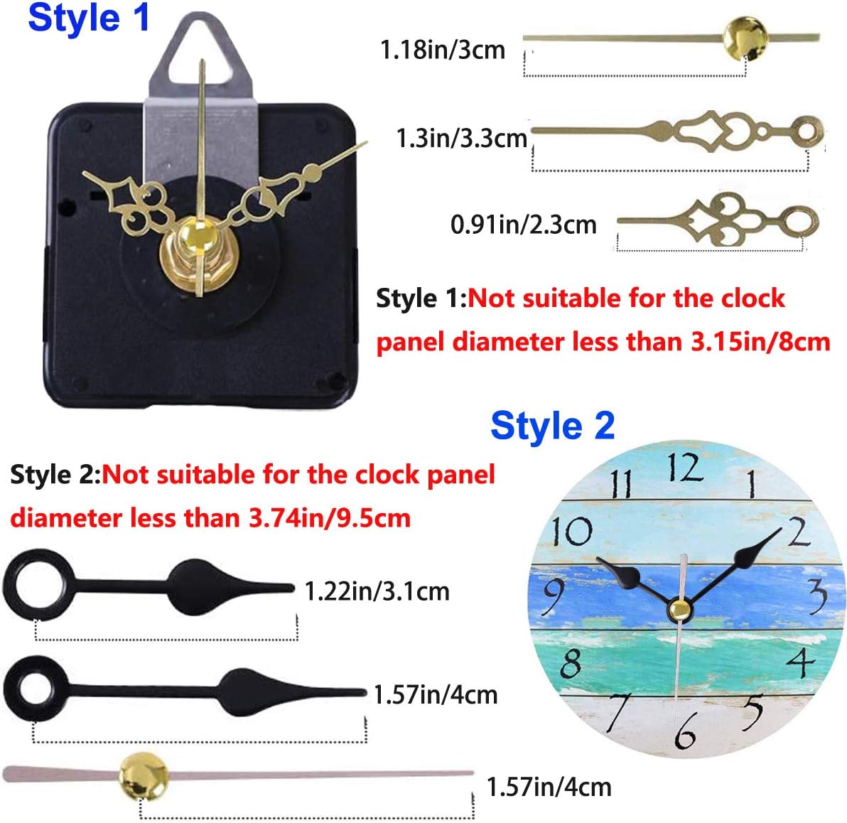 Durable and Easy-to-Use Clock Movement Kit