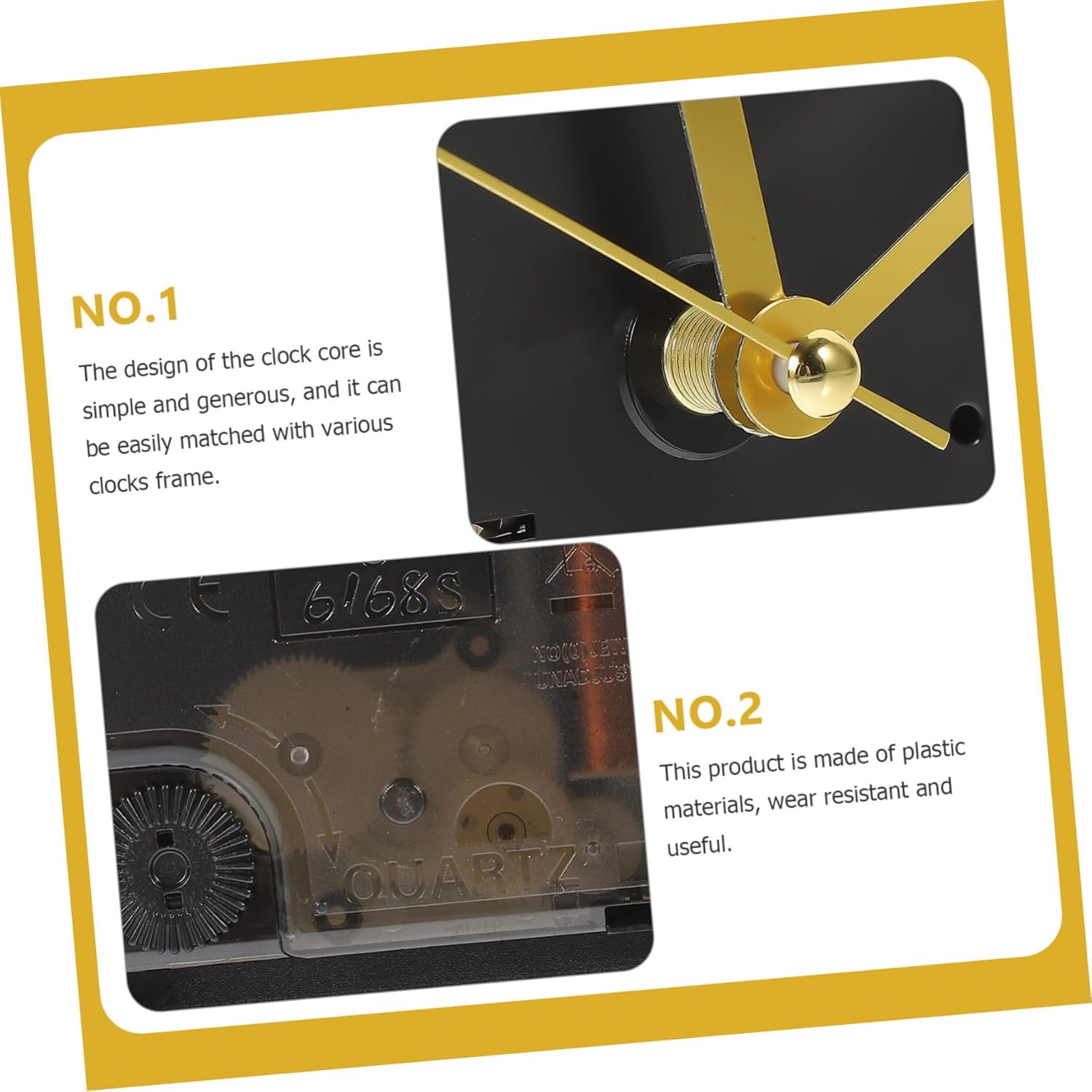 High-Quality Plastic Pendulum Clock Mechanism for Replacement