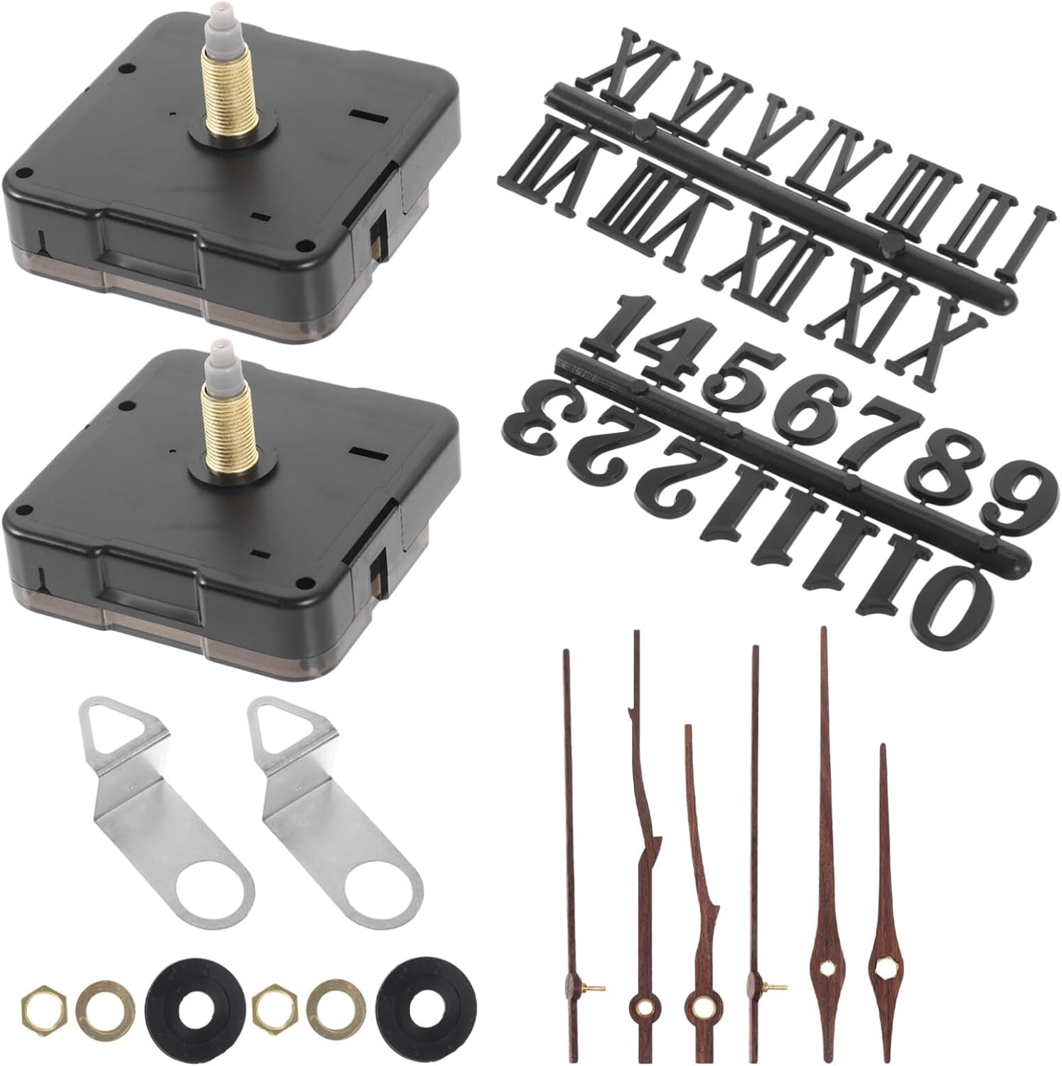 Uonlytech DiY Quartz Wall Clock Set