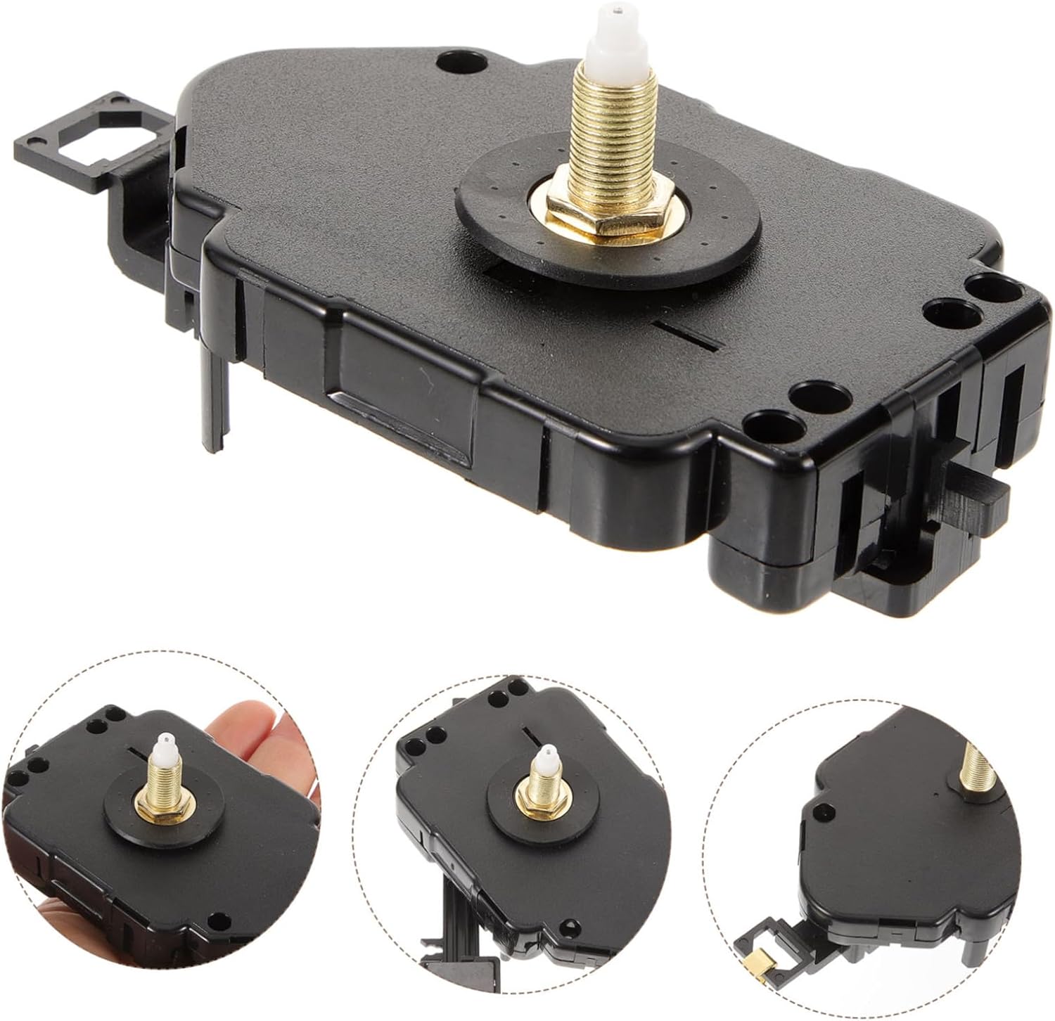 DOITOOL 1-Pack Clock Mechanism Kit - Easy-to-Replace Parts for Clocks