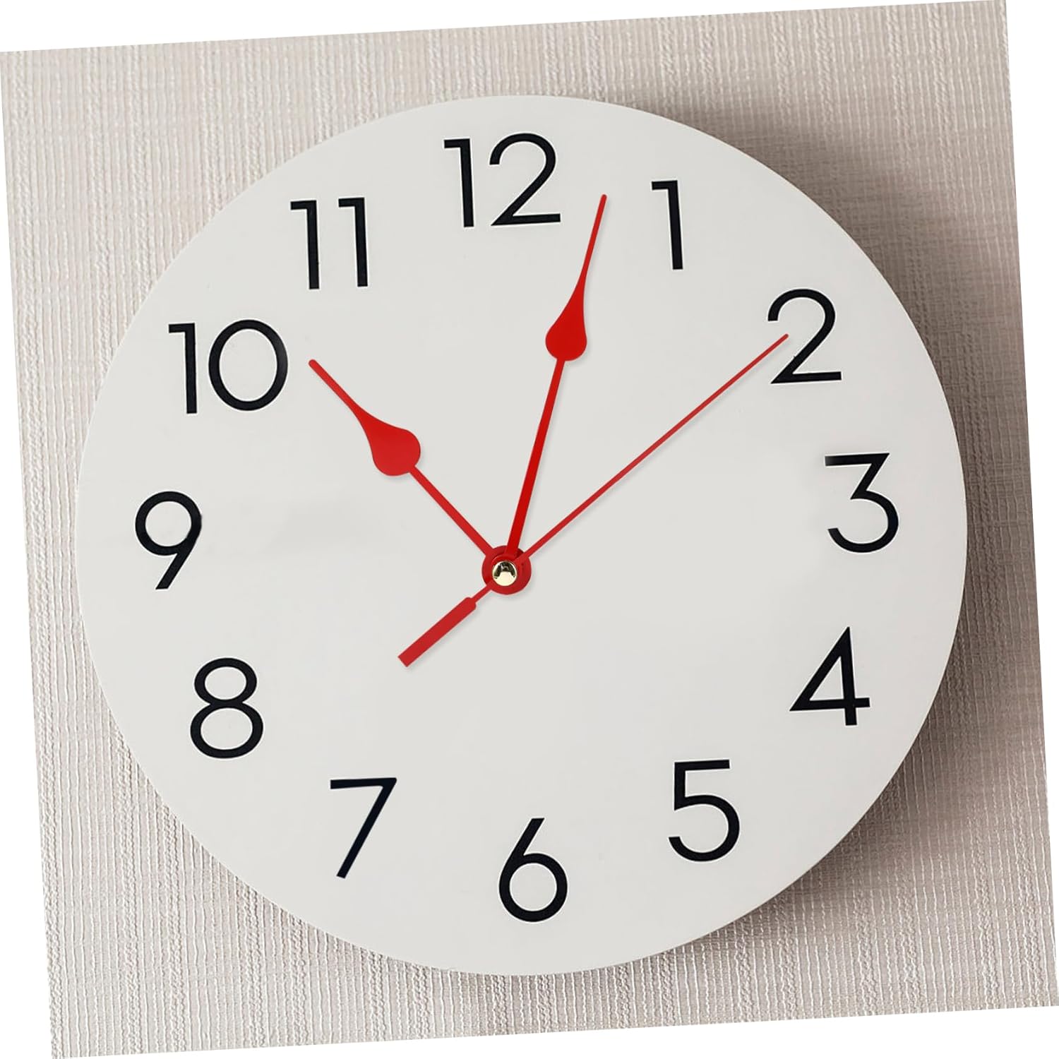 Red Silent Scanning Quartz Clock Movement Set