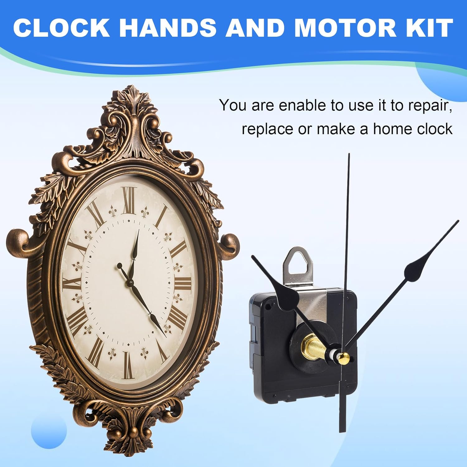 Simple DIY Wall Clock Repair Kit