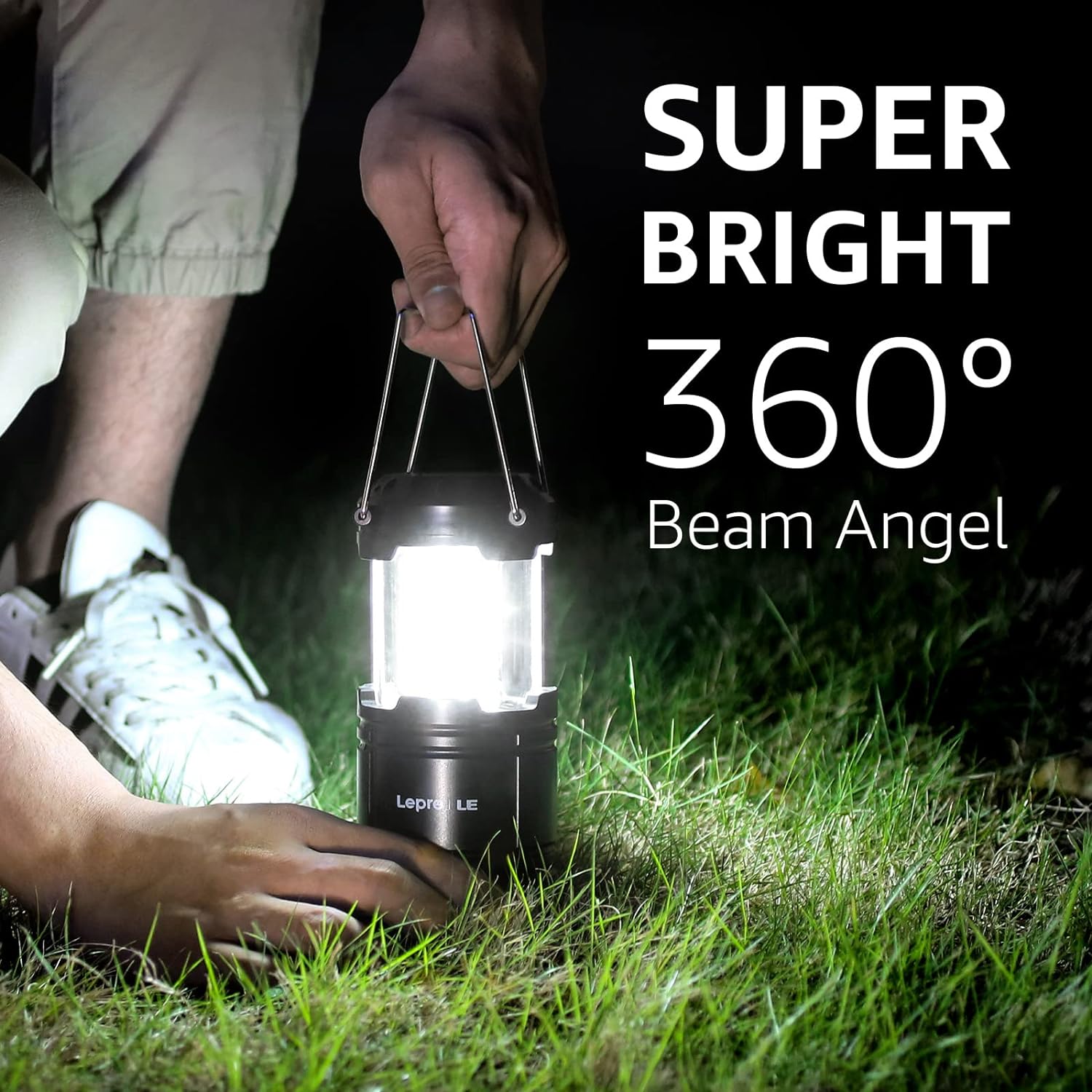 Lepro Camping Lantern with Motion Sensor 230 Beam