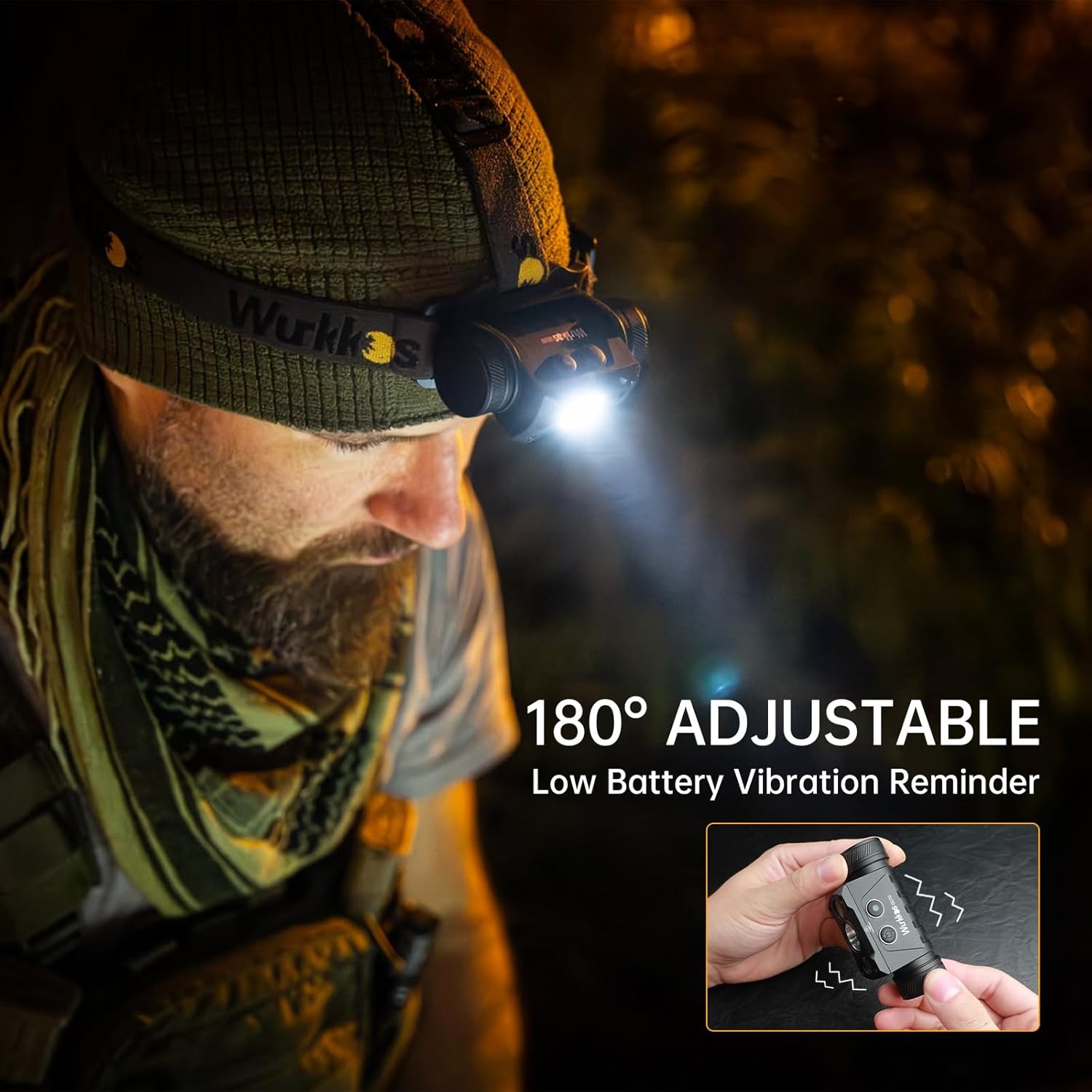 HD50 Rechargeable Headlamp