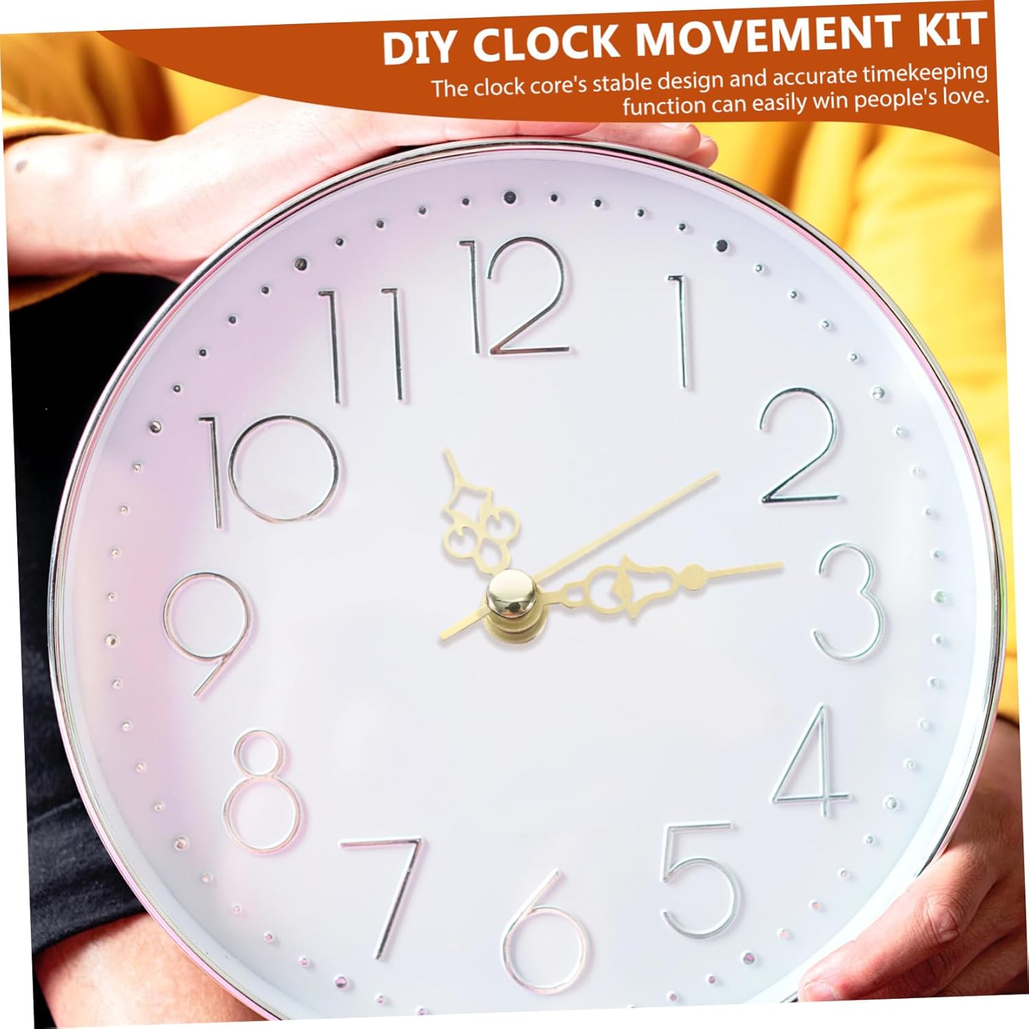 Hemogllo Replacement Clock Parts Retro Clock Mechanism Kit