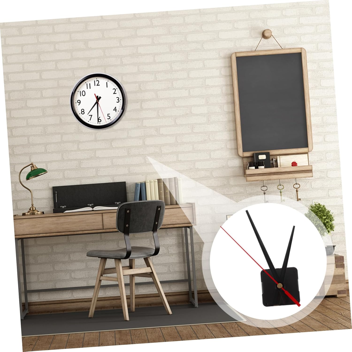 Plastic wall clock movement kit - Durable mute easy to install